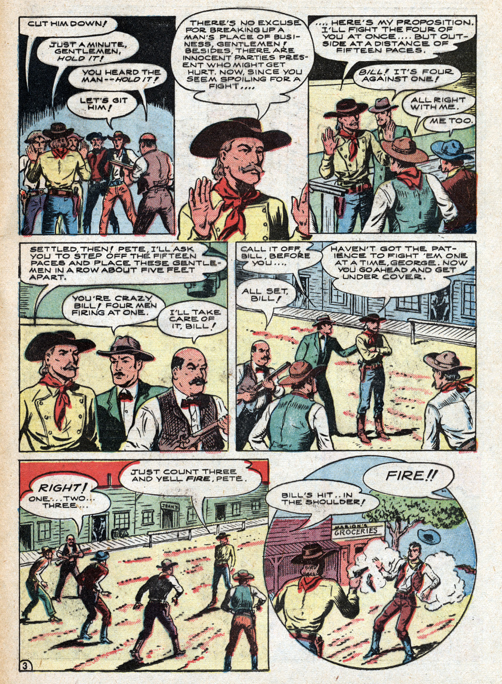 Read online Cowboy Western Comics (1948) comic -  Issue #20 - 34