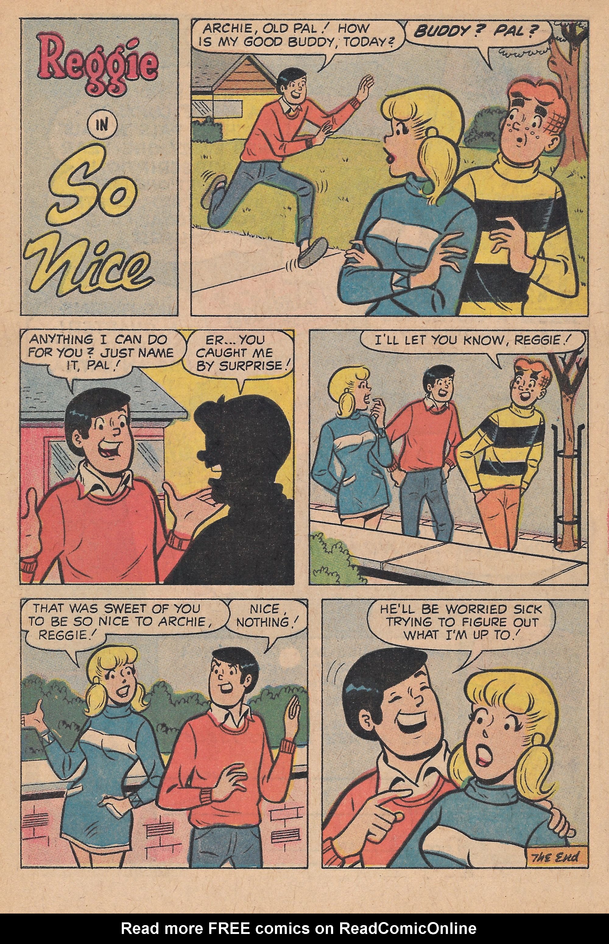 Read online Reggie's Wise Guy Jokes comic -  Issue #6 - 40