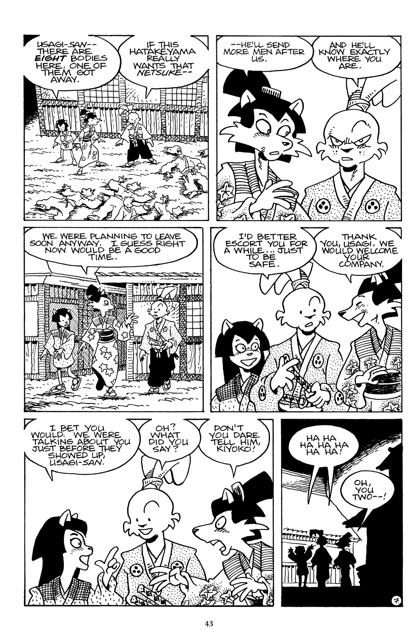 Read online The Usagi Yojimbo Saga comic -  Issue # TPB 7 - 42