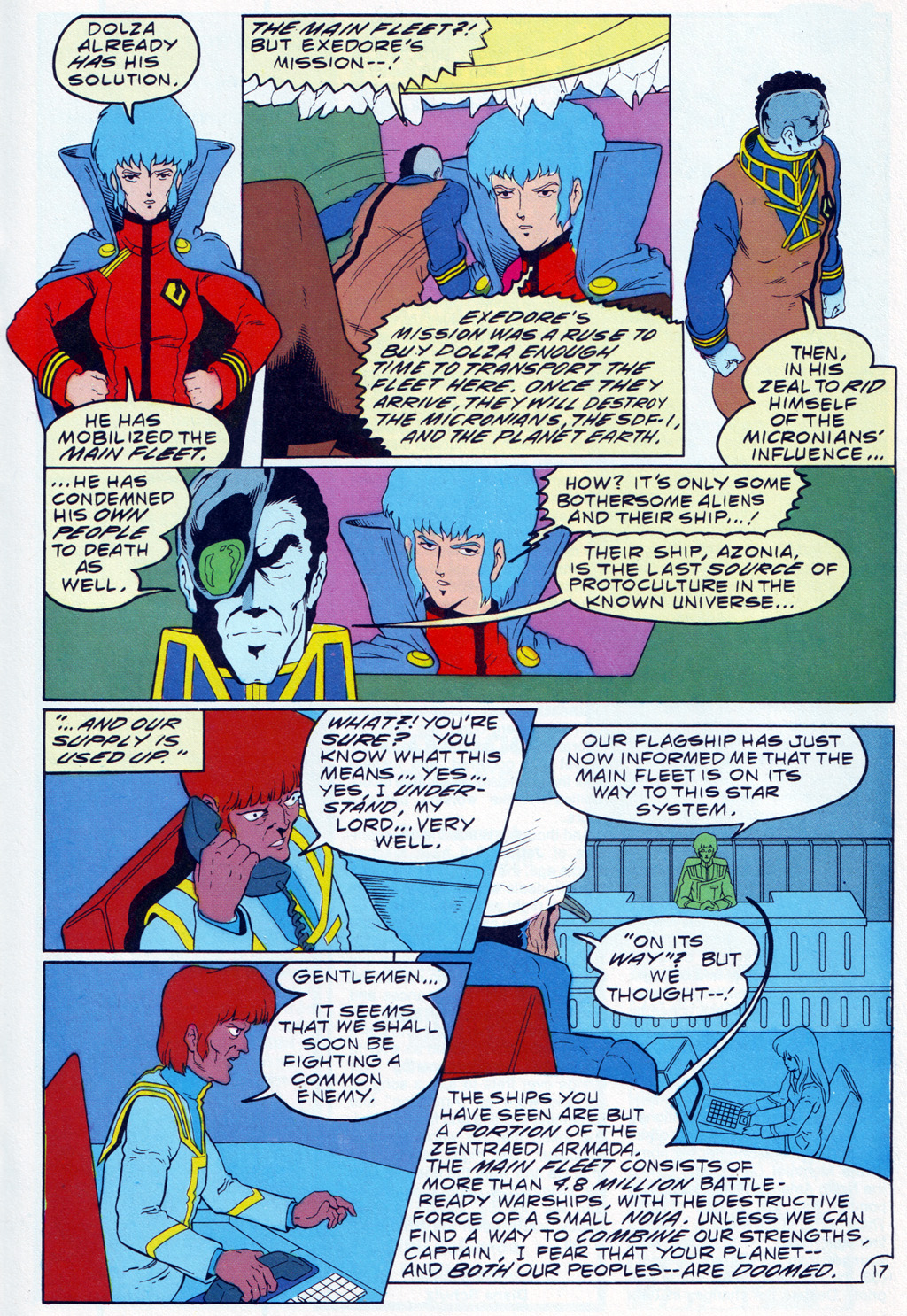 Read online Robotech The Macross Saga comic -  Issue #26 - 19
