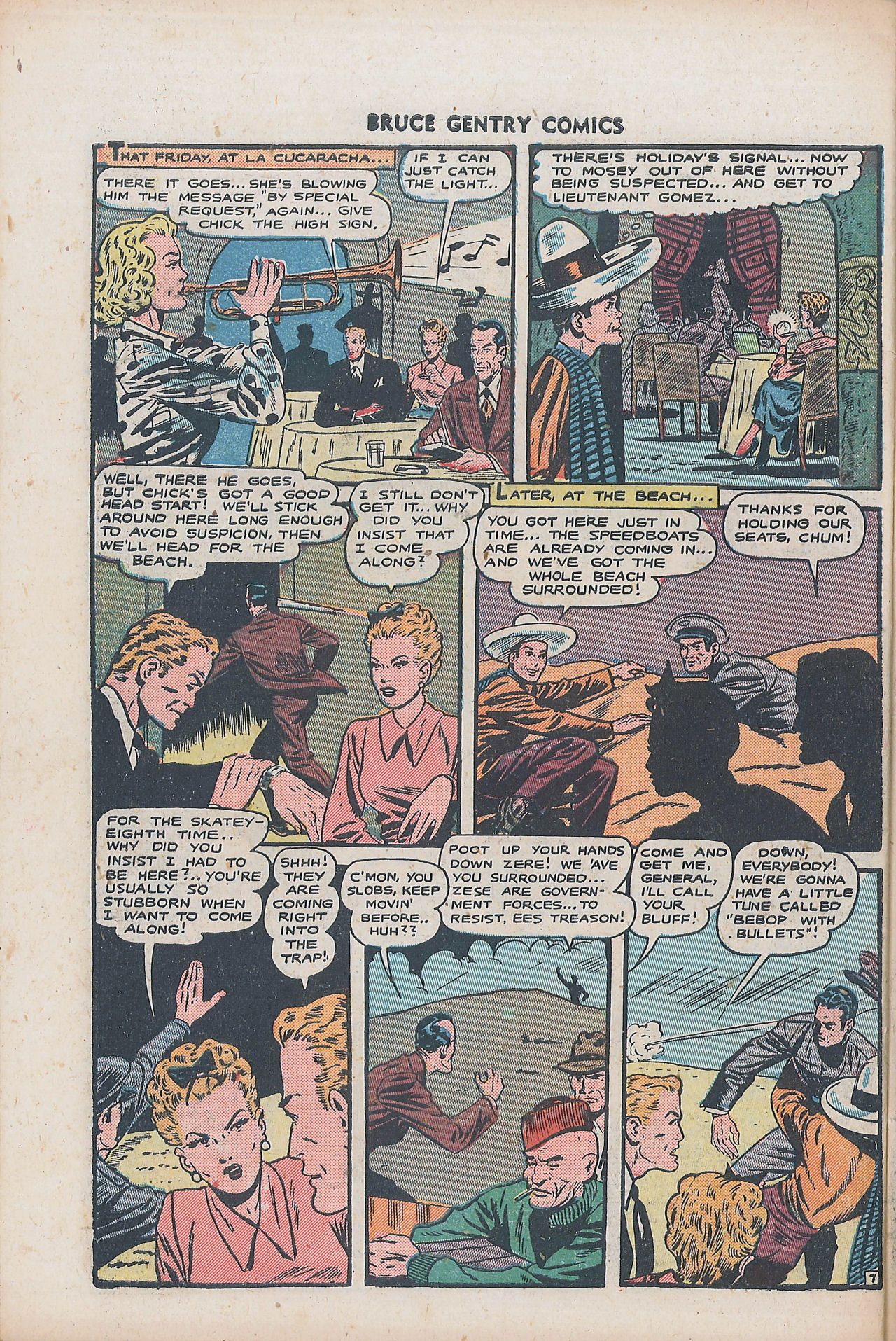 Read online Bruce Gentry comic -  Issue #6 - 30
