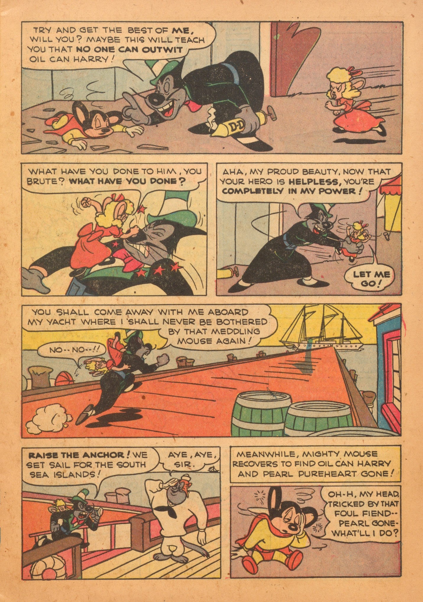 Read online Paul Terry's Mighty Mouse Comics comic -  Issue #16 - 7