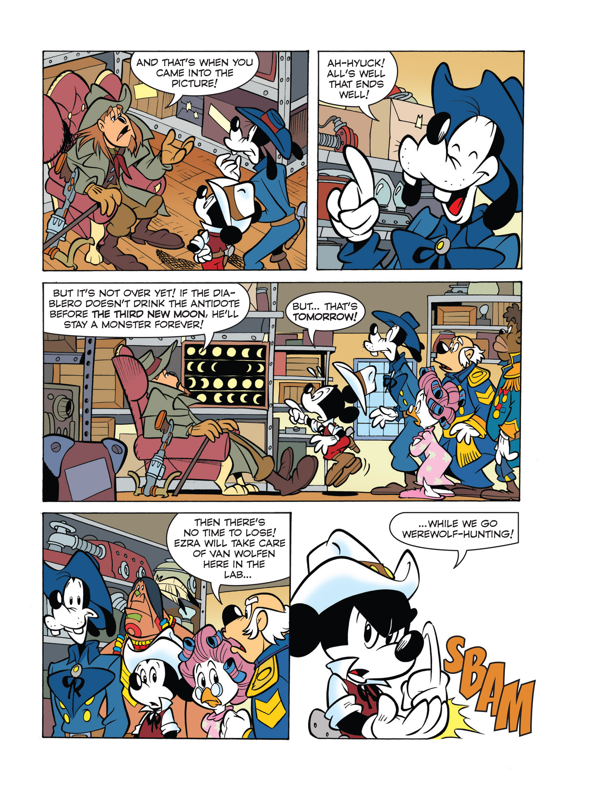 Read online Weird West Mickey: Night of the Diablero comic -  Issue # Full - 15