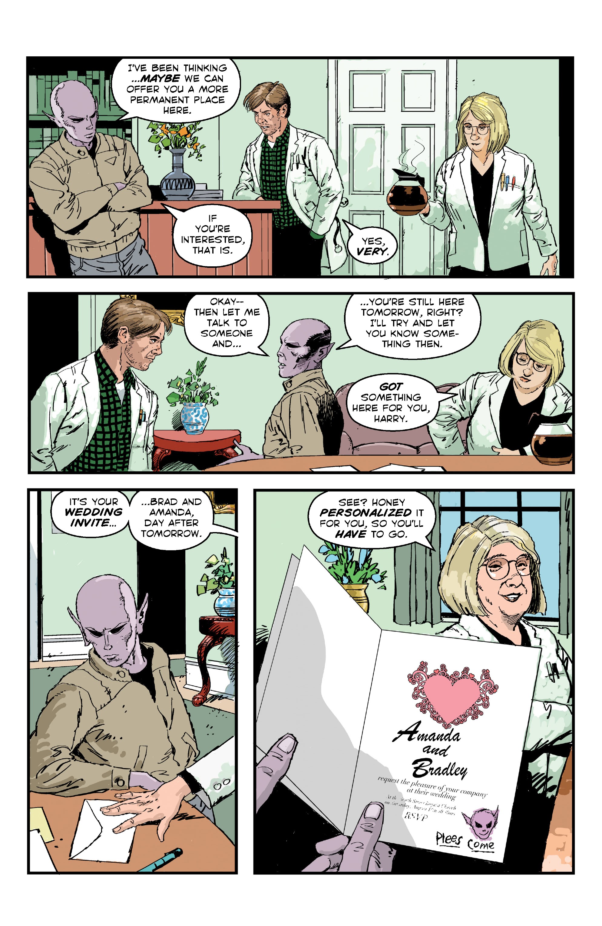 Read online Resident Alien: Your Ride's Here comic -  Issue #1 - 10