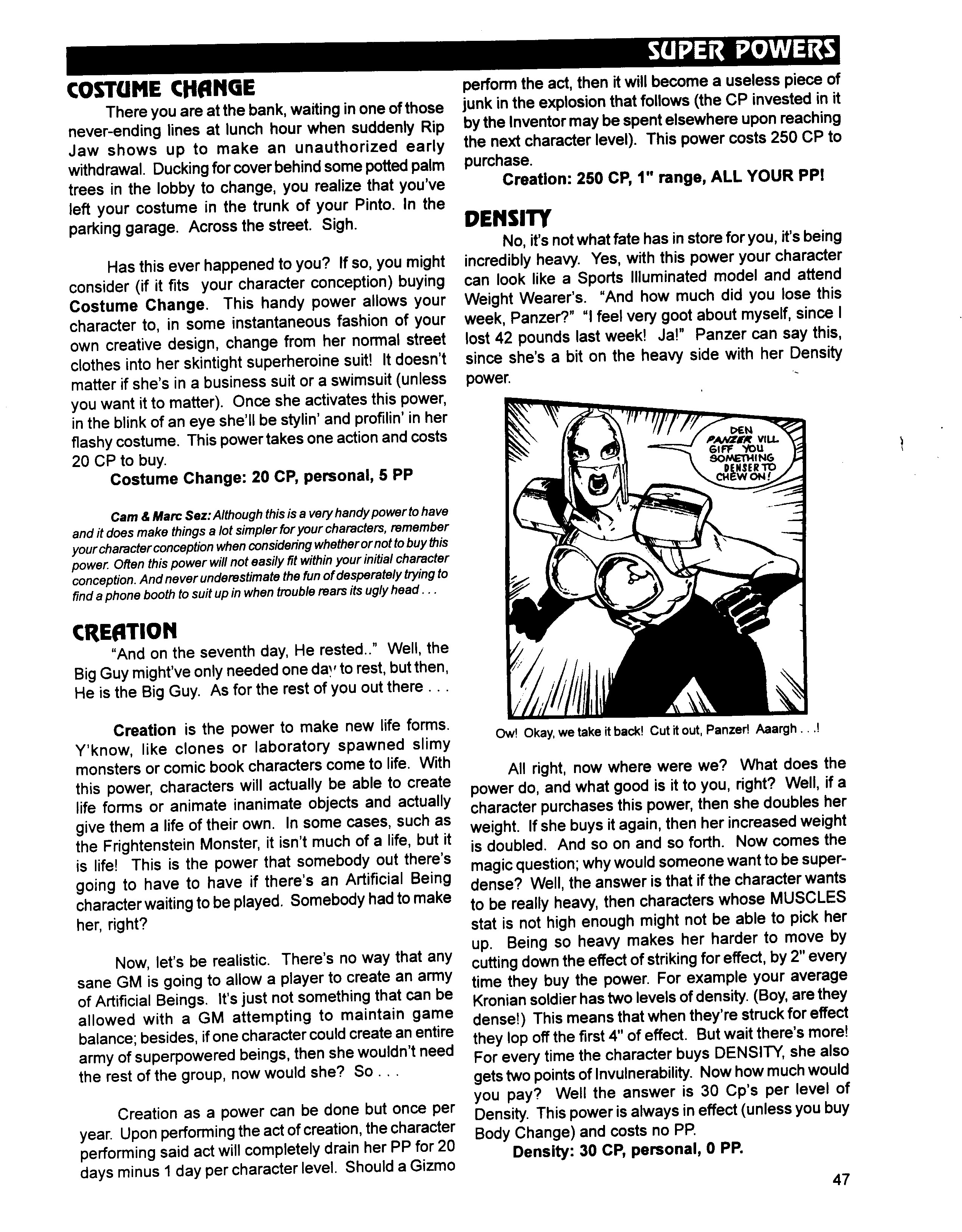 Read online Superbabes: The Femforce Role-Playing Game comic -  Issue # TPB - 49