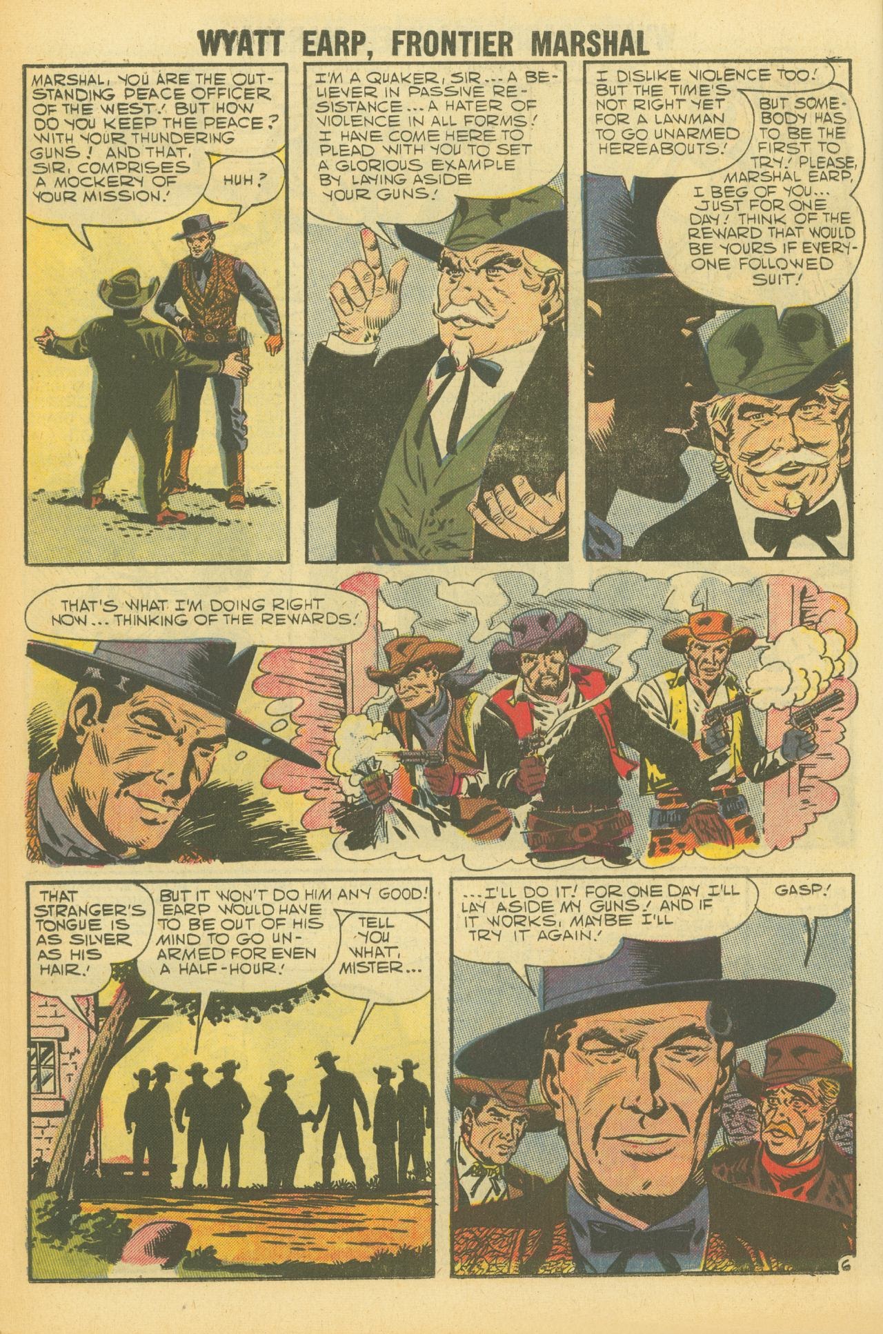 Read online Wyatt Earp Frontier Marshal comic -  Issue #20 - 34