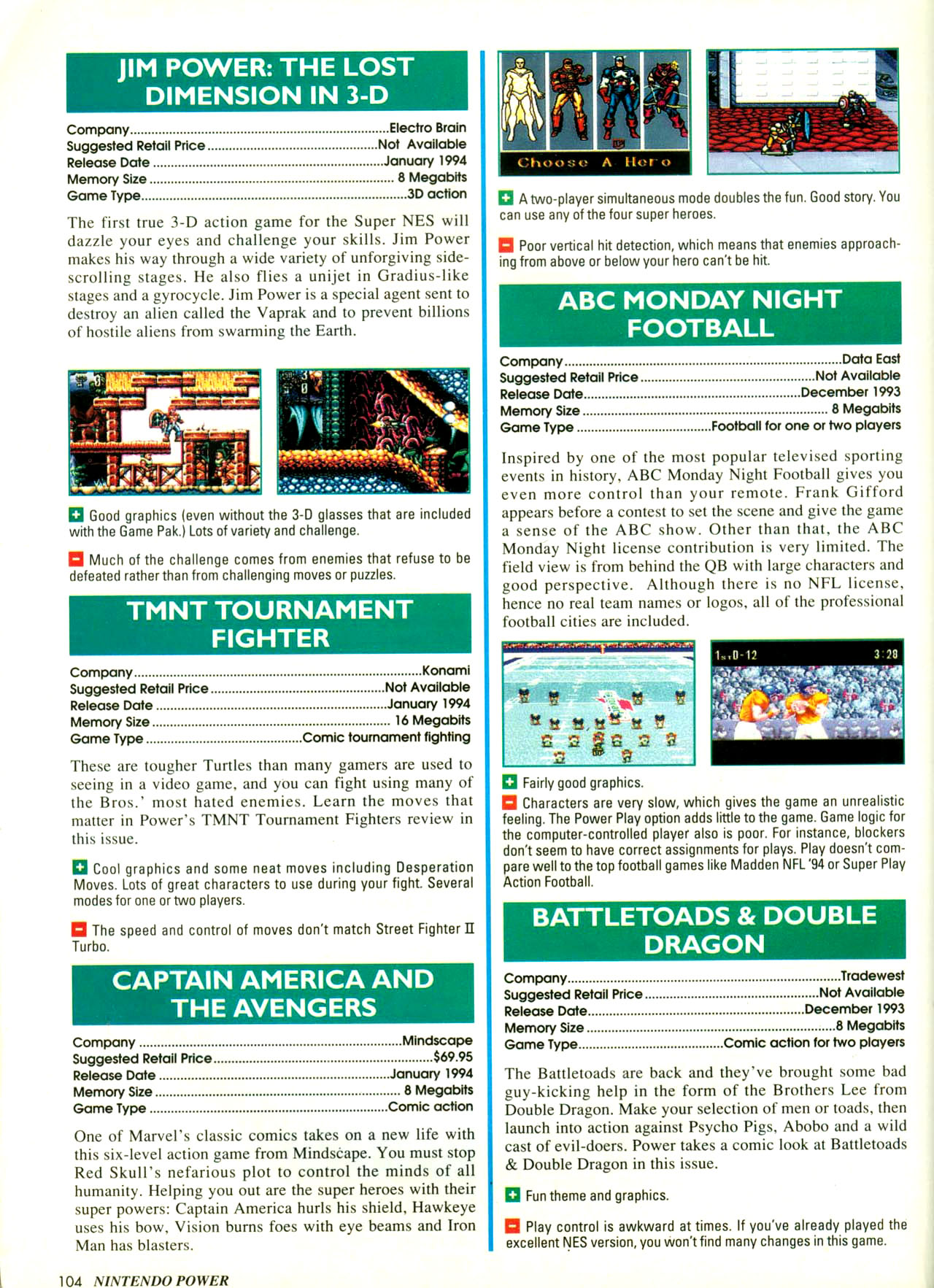 Read online Nintendo Power comic -  Issue #56 - 133