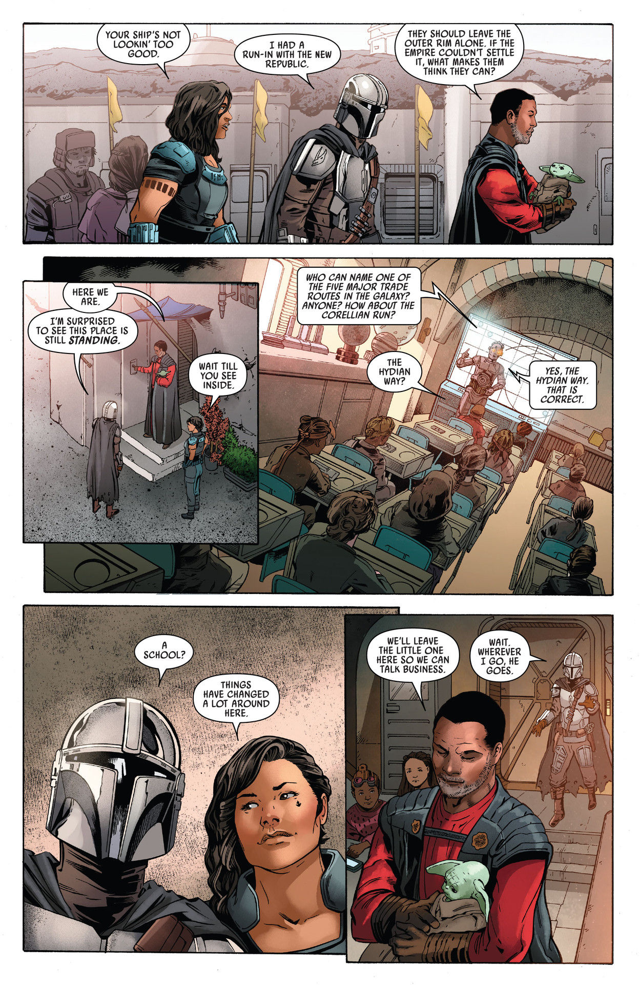Read online Star Wars: The Mandalorian Season 2 comic -  Issue #4 - 9