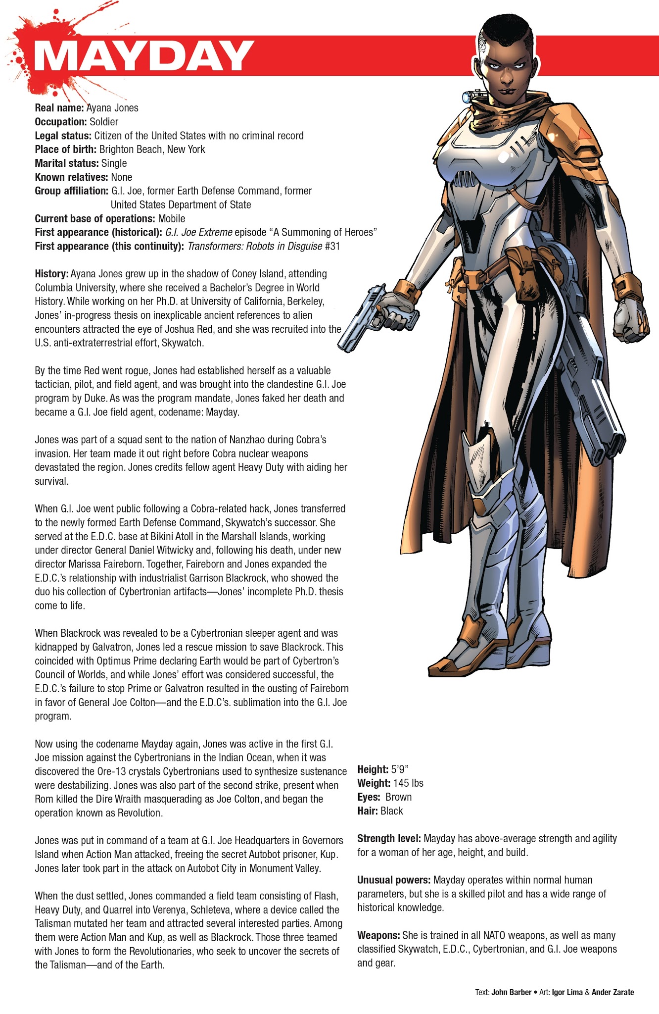 Read online Hasbro Heroes Sourcebook comic -  Issue #2 - 29