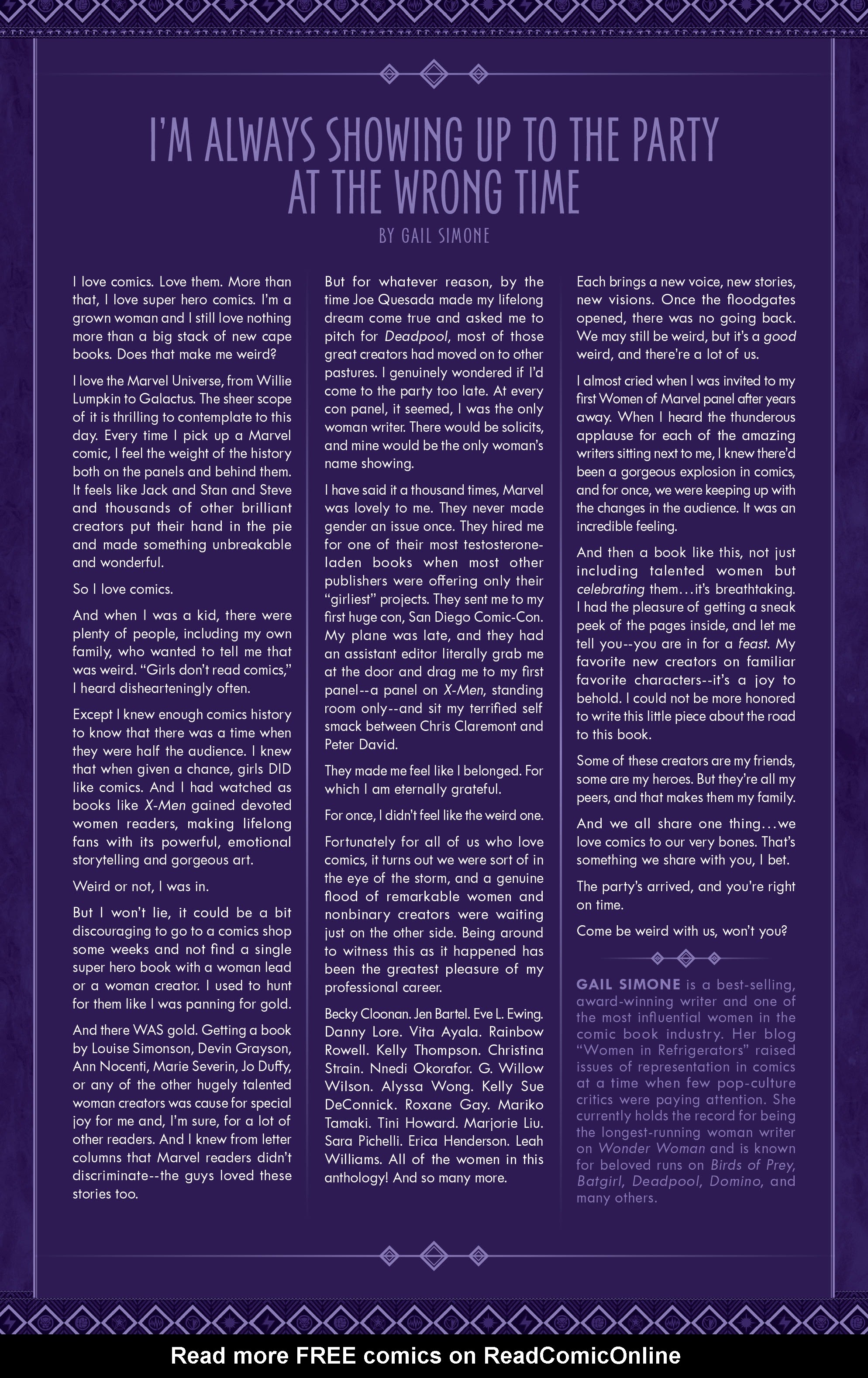 Read online Women of Marvel (2022) comic -  Issue #1 - 2