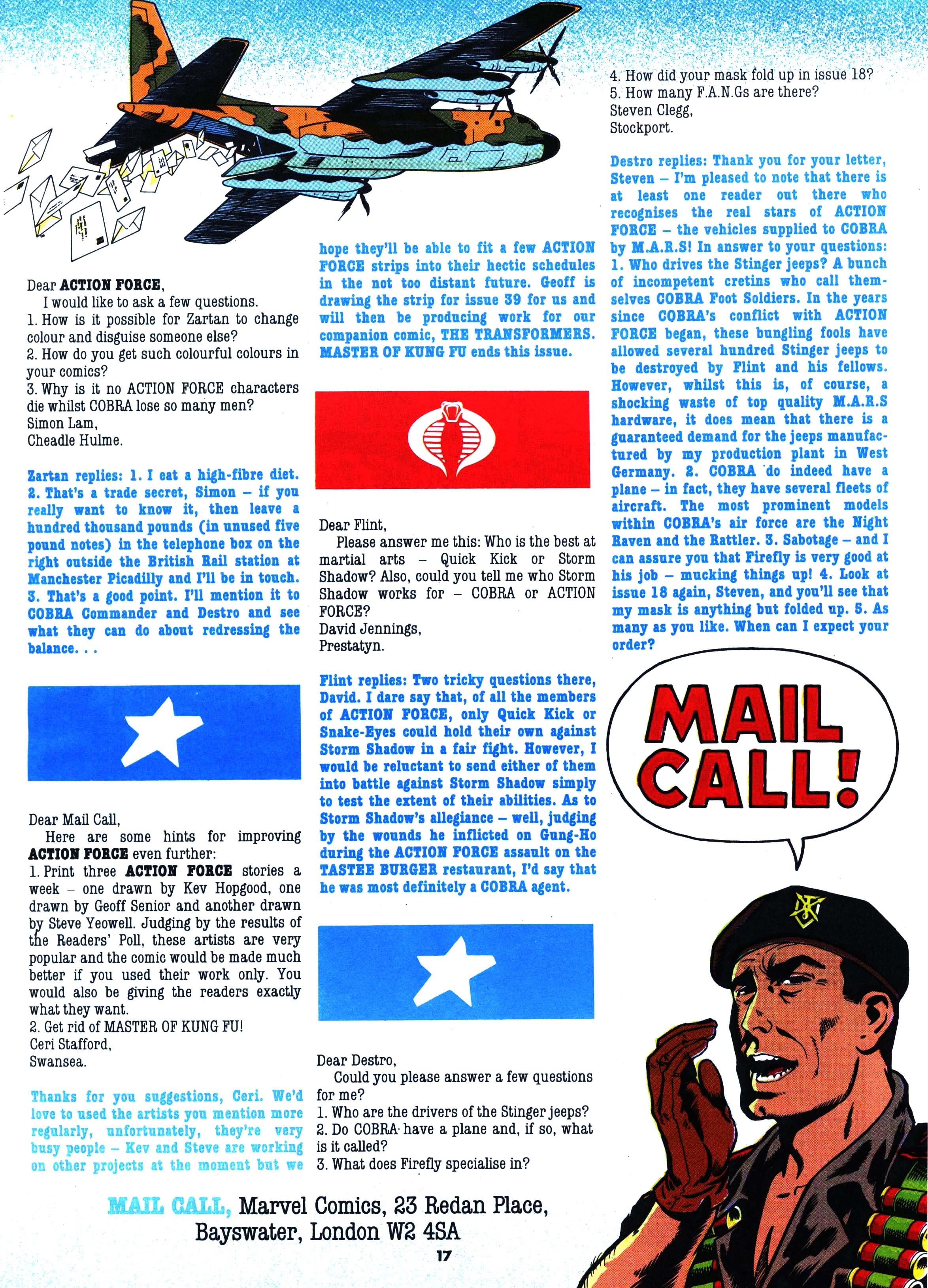 Read online Action Force comic -  Issue #29 - 17