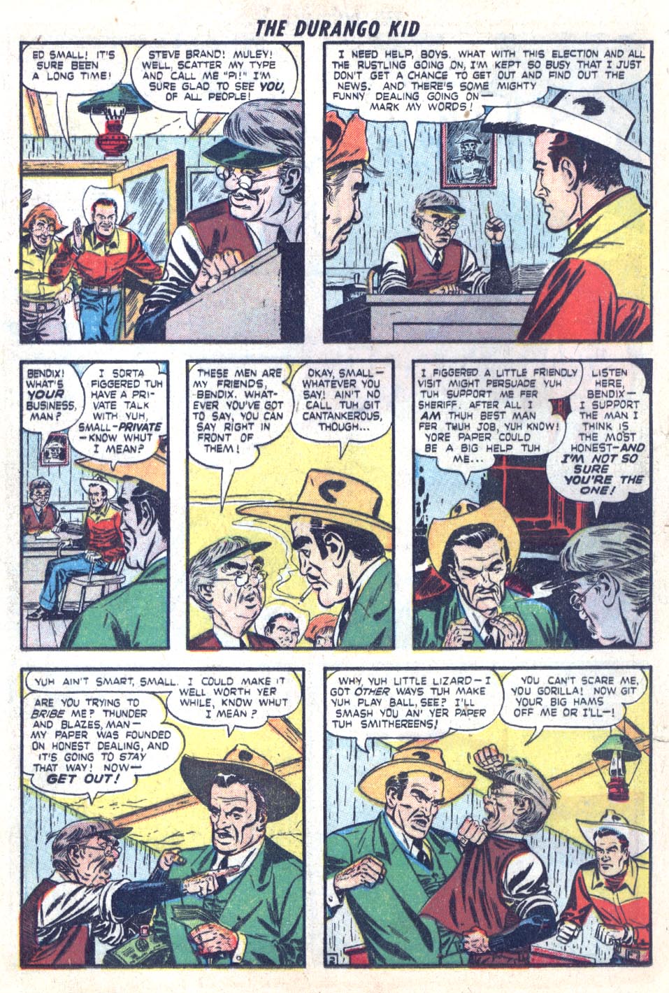 Read online Charles Starrett as The Durango Kid comic -  Issue #7 - 12