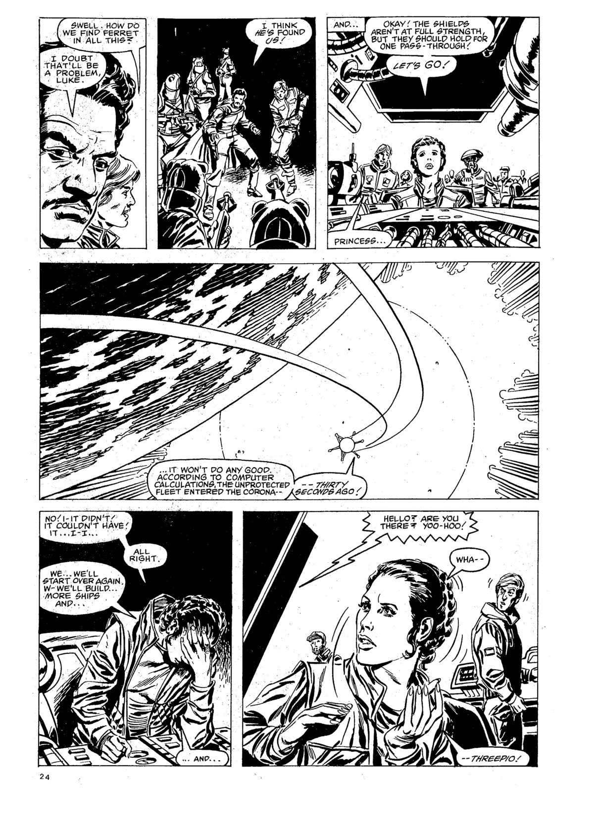 Read online Star Wars Weekly comic -  Issue #158 - 24