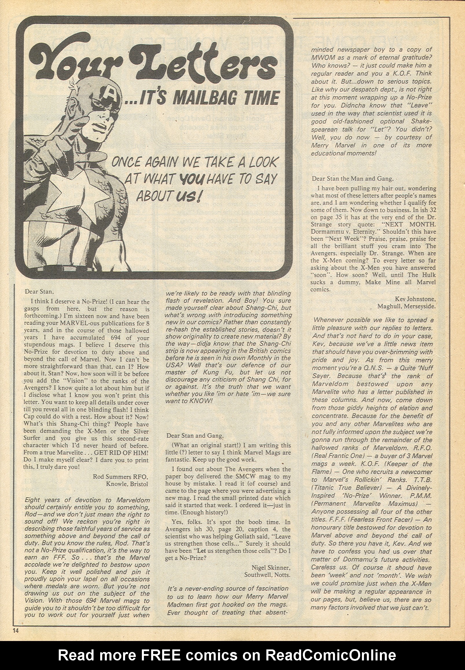 Read online The Avengers (1973) comic -  Issue #52 - 14