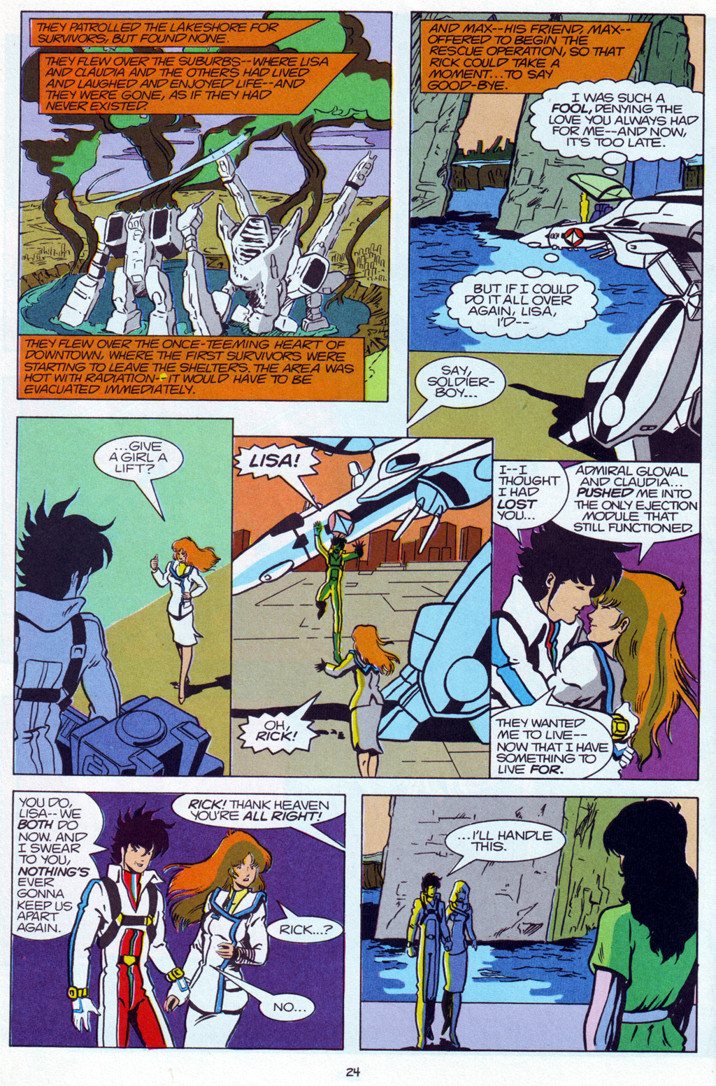 Read online Robotech The Macross Saga comic -  Issue #36 - 24