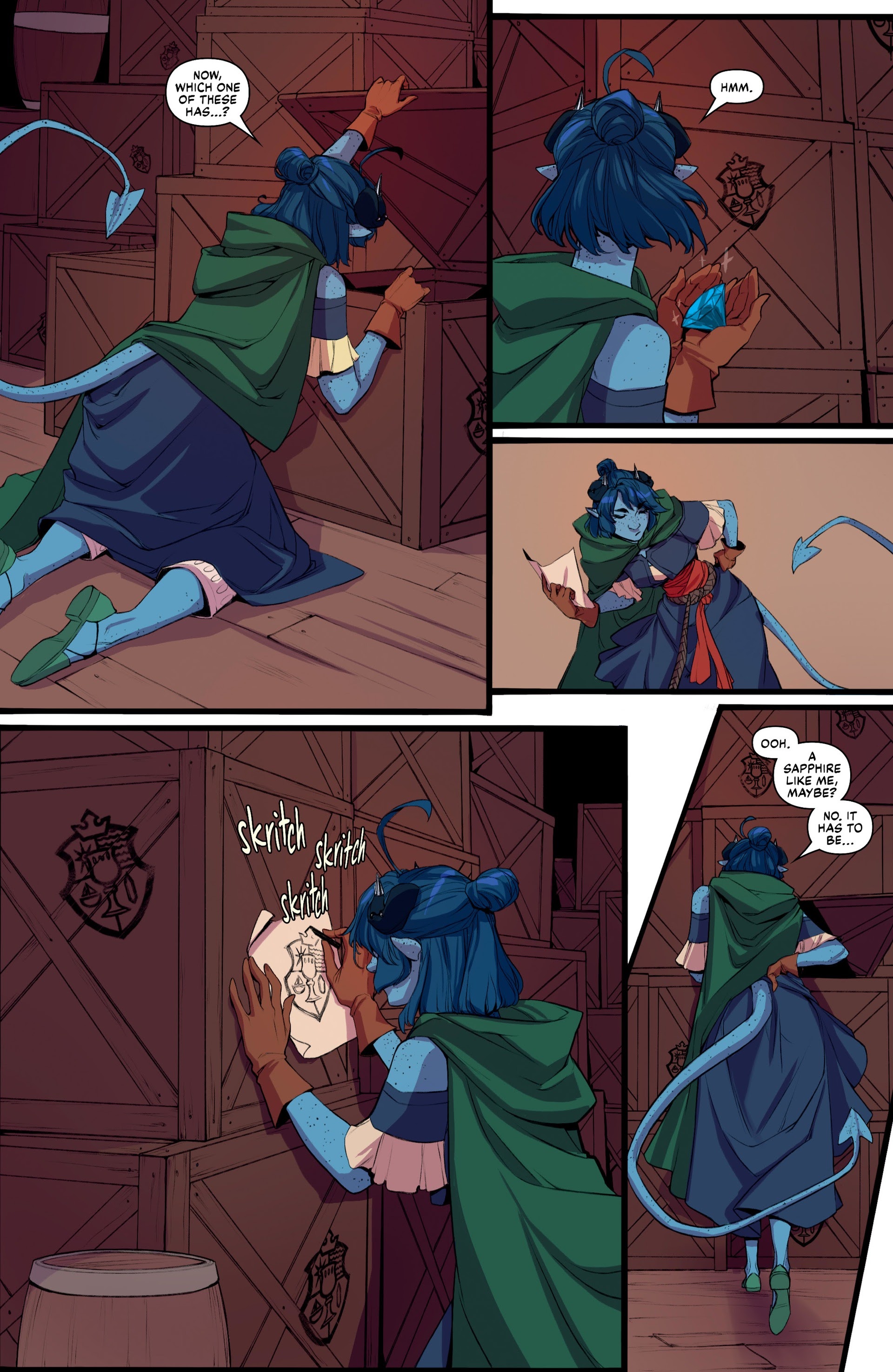 Read online Critical Role: The Mighty Nein Origins–Jester Lavorre comic -  Issue # Full - 42