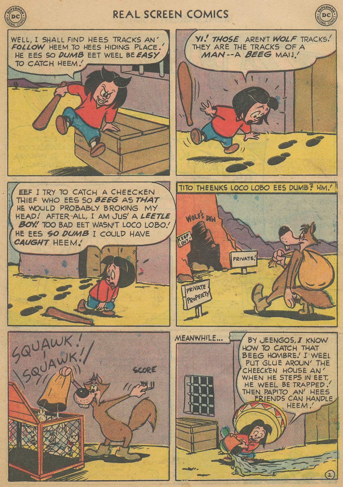 Read online Real Screen Comics comic -  Issue #0 - 5