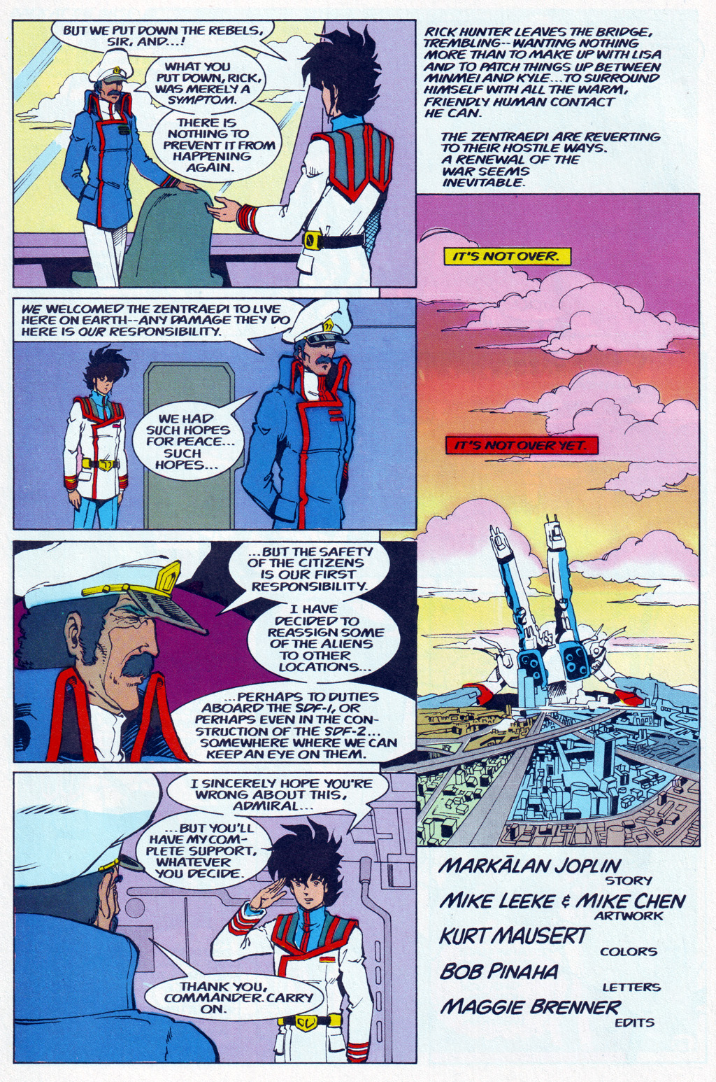 Read online Robotech The Macross Saga comic -  Issue #28 - 28