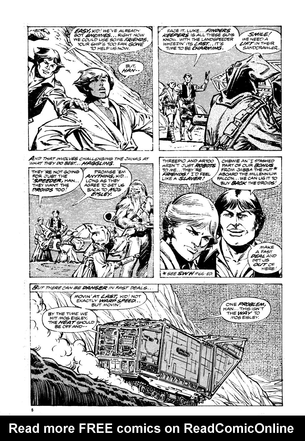 Read online Star Wars Weekly comic -  Issue #76 - 6