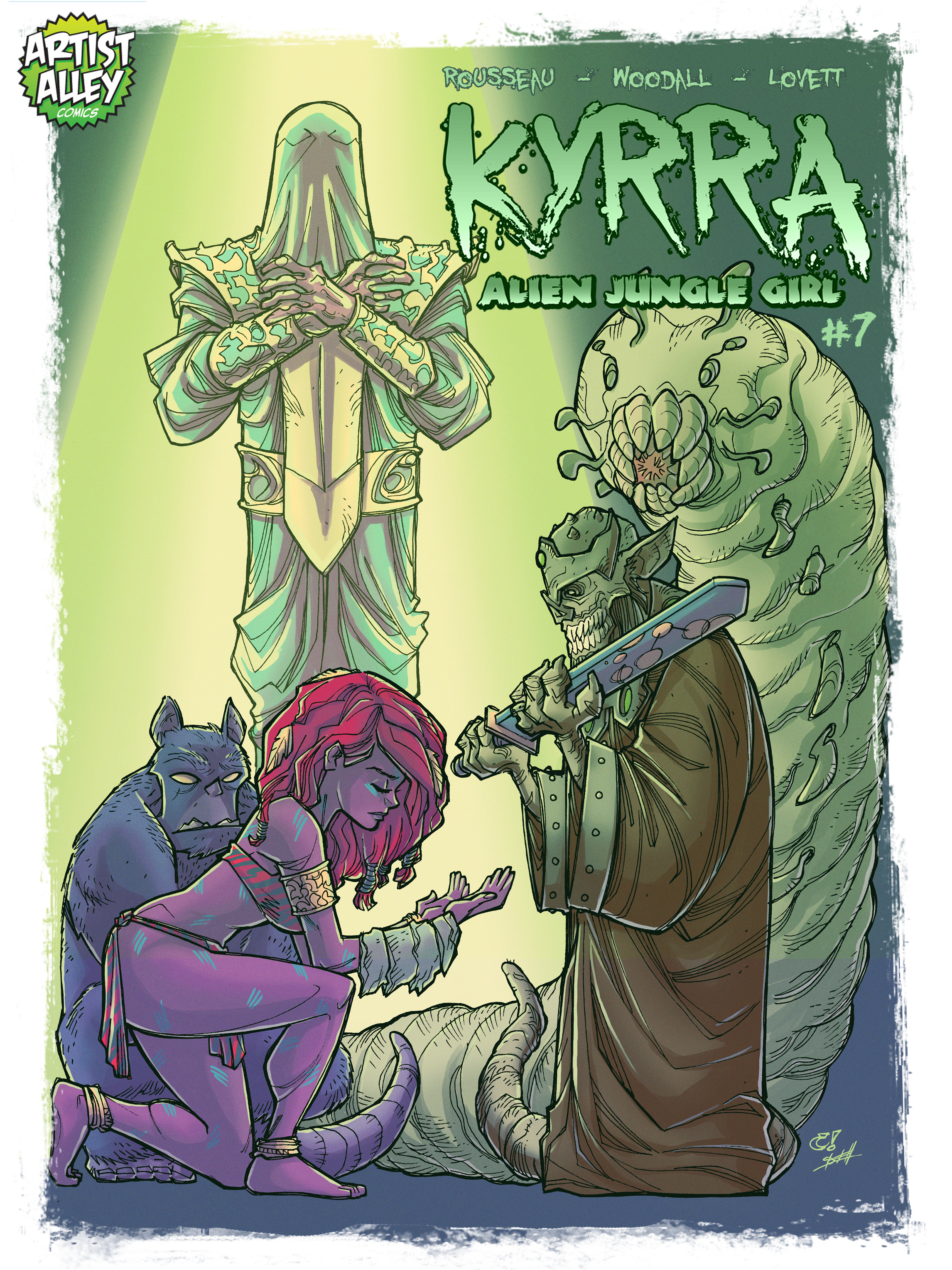 Read online Kyrra: Alien Jungle Girl comic -  Issue #7 - 1