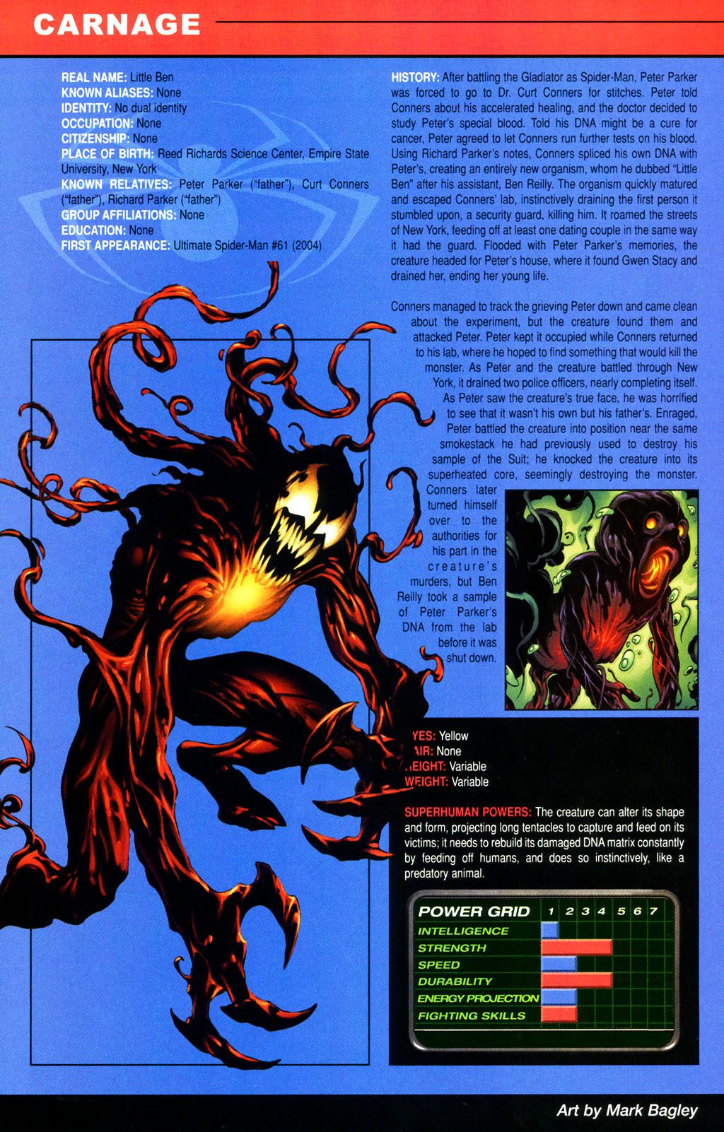 Read online Official Handbook of the Ultimate Marvel Universe 2005: The Fantastic Four & Spider-Man comic -  Issue # Full - 4