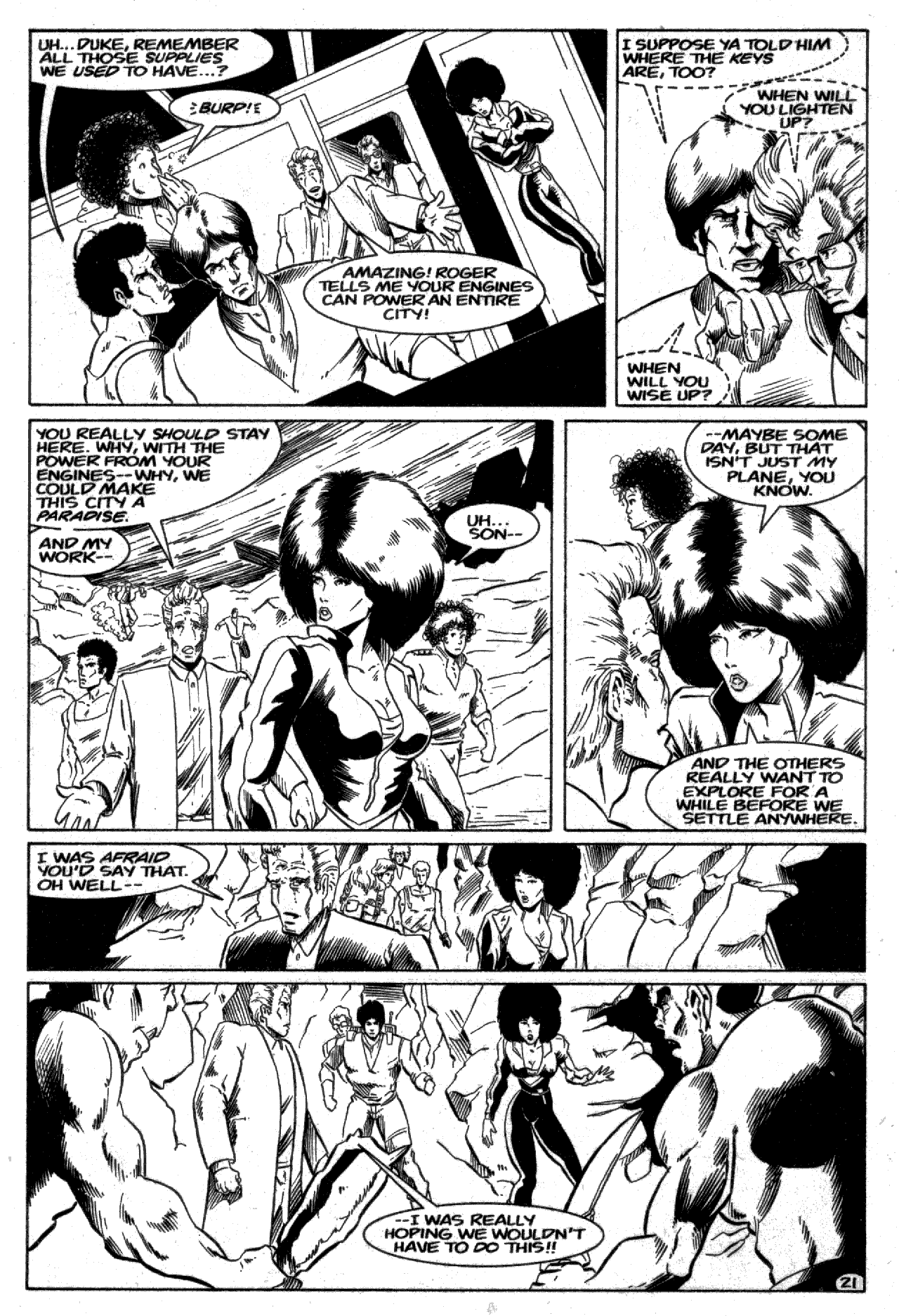 Read online Ex-Mutants (1986) comic -  Issue #5 - 24