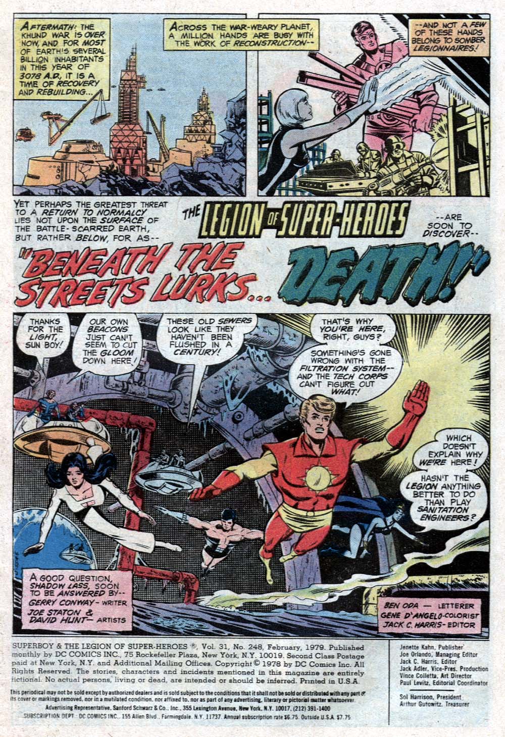 Read online Superboy and the Legion of Super-Heroes (1977) comic -  Issue #248 - 2
