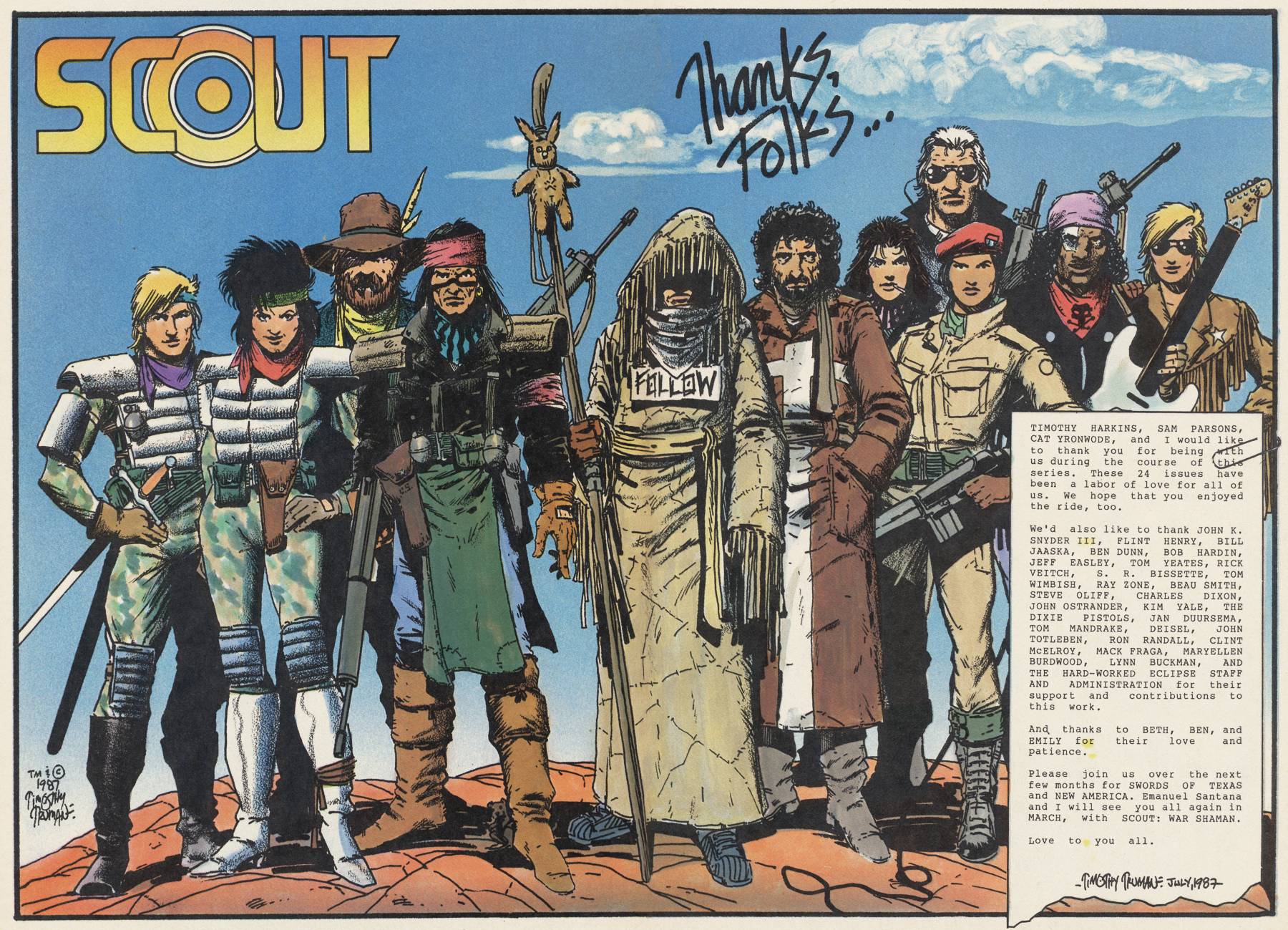 Read online Scout comic -  Issue #24 - 27