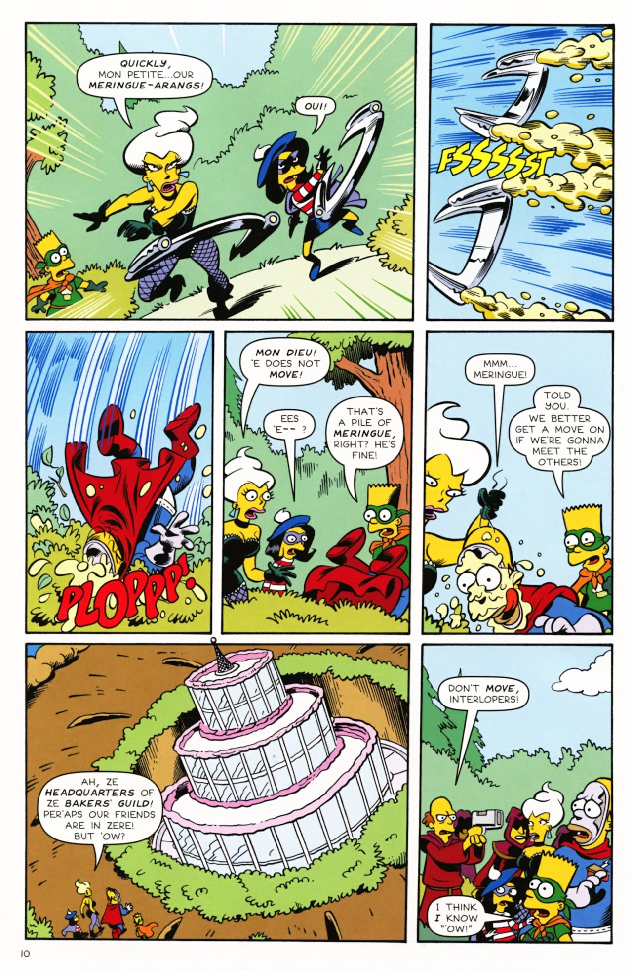 Read online Bongo Comics Presents Simpsons Super Spectacular comic -  Issue #11 - 12
