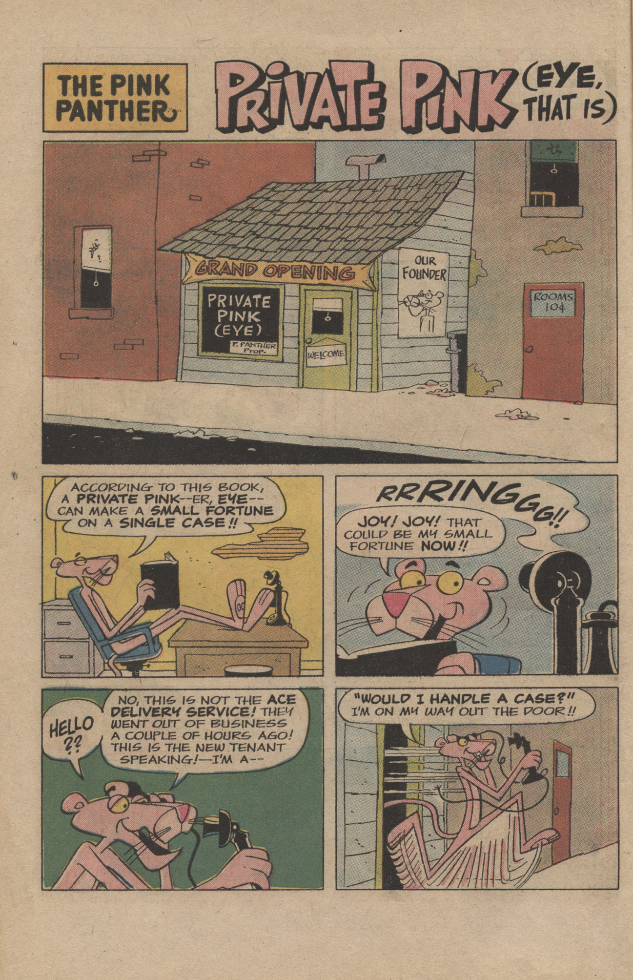 Read online The Pink Panther (1971) comic -  Issue #28 - 10