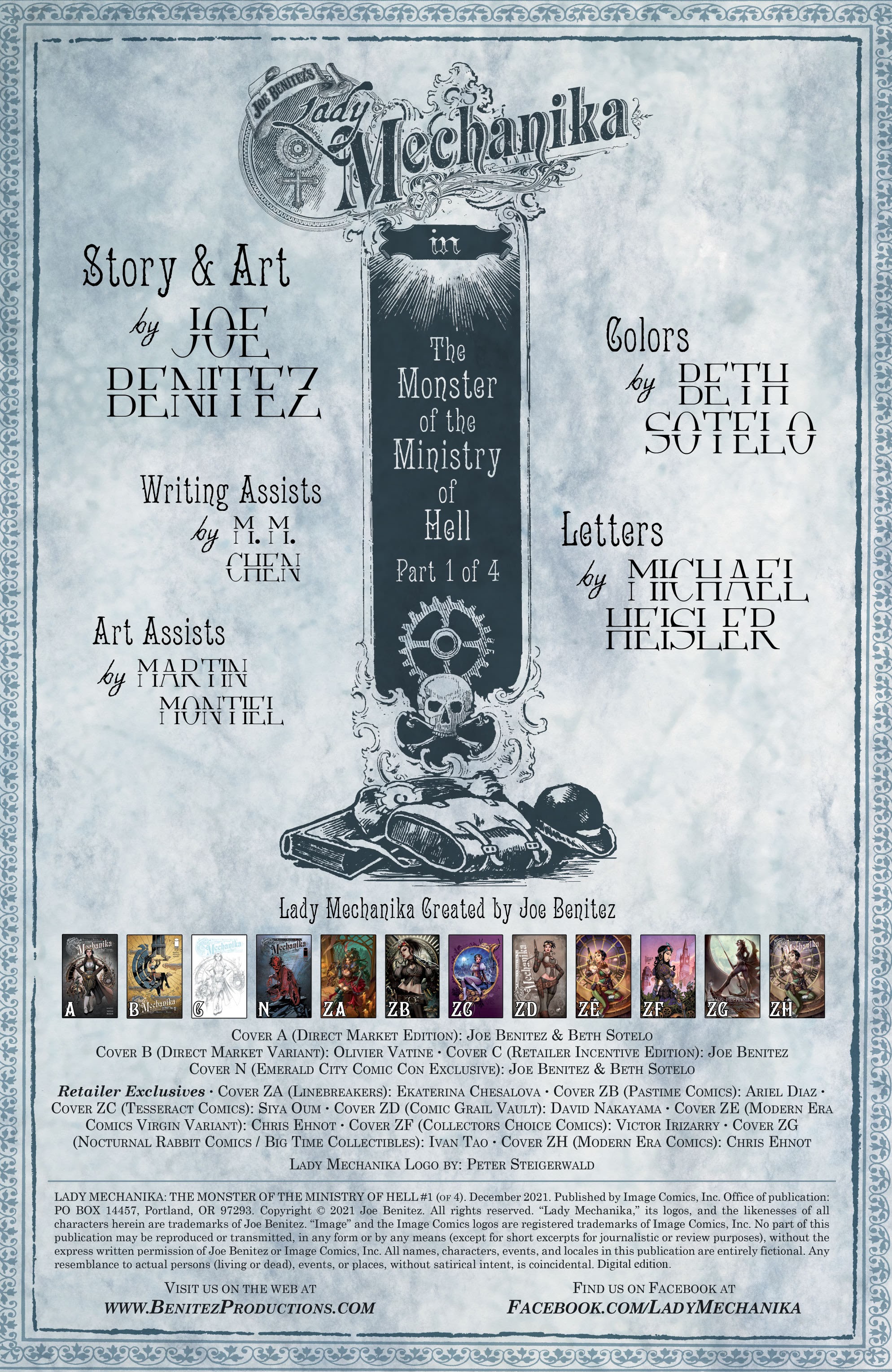 Read online Lady Mechanika: The Monster of The Ministry of Hell comic -  Issue #1 - 2