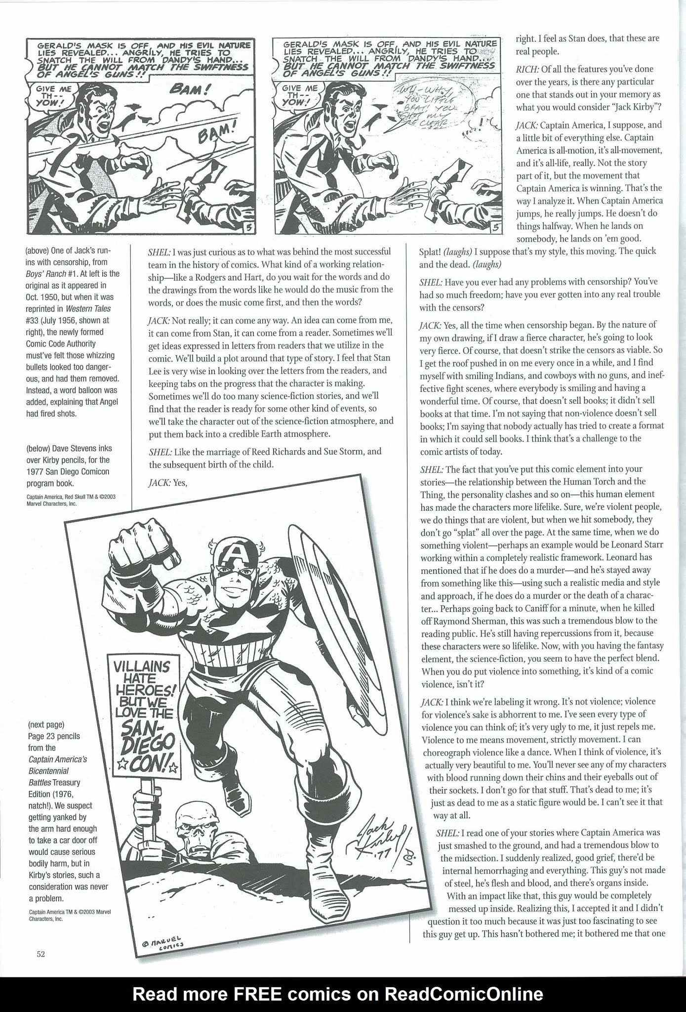 Read online The Jack Kirby Collector comic -  Issue #37 - 55