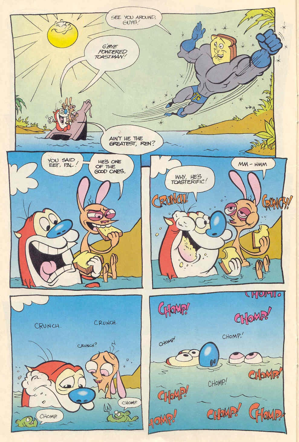 Read online Ren & Stimpy Show Special Powdered Toastman comic -  Issue # Full - 6