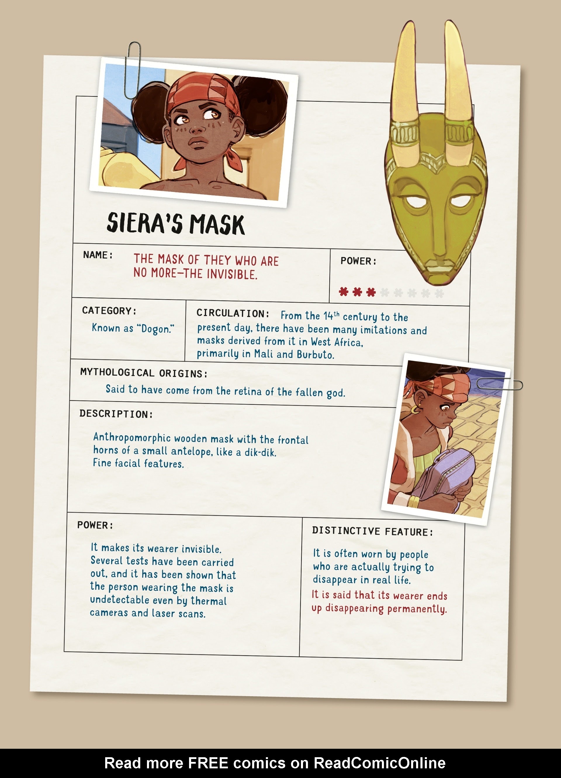 Read online Masks comic -  Issue #1 - 87