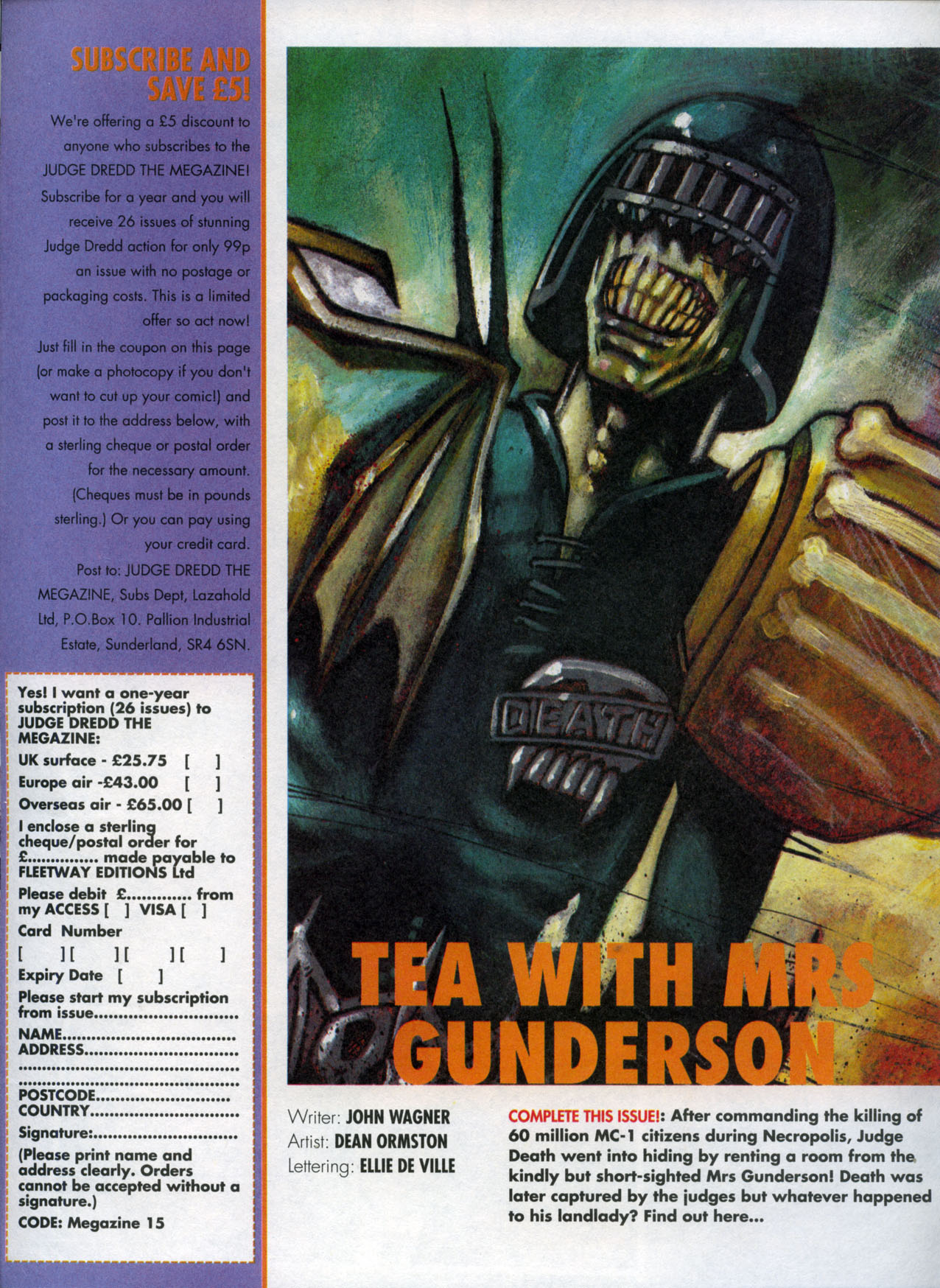 Read online Judge Dredd: The Megazine (vol. 2) comic -  Issue #15 - 34