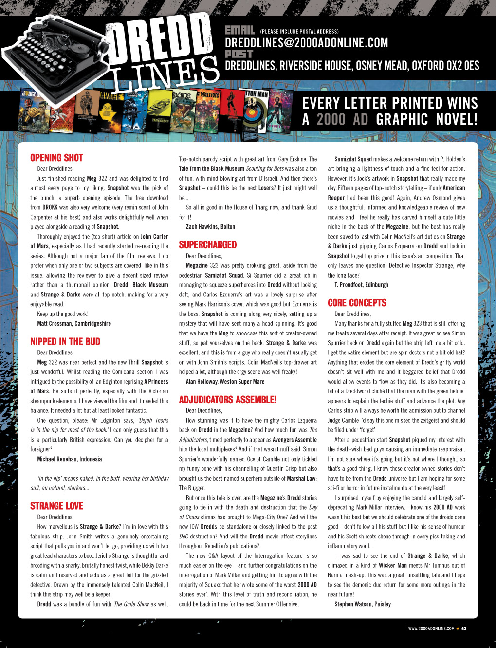 Read online Judge Dredd Megazine (Vol. 5) comic -  Issue #324 - 63