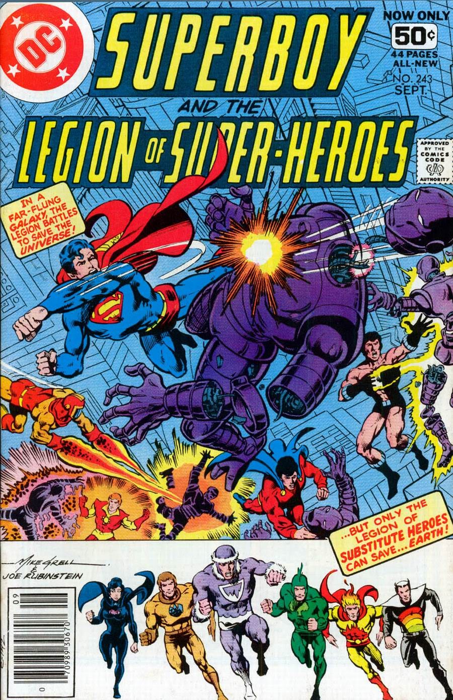 Read online Superboy and the Legion of Super-Heroes (1977) comic -  Issue #243 - 1