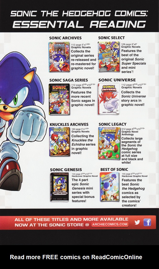 Read online Sonic the Hedgehog: The Complete Sonic Comic Encyclopedia comic -  Issue # TPB - 194