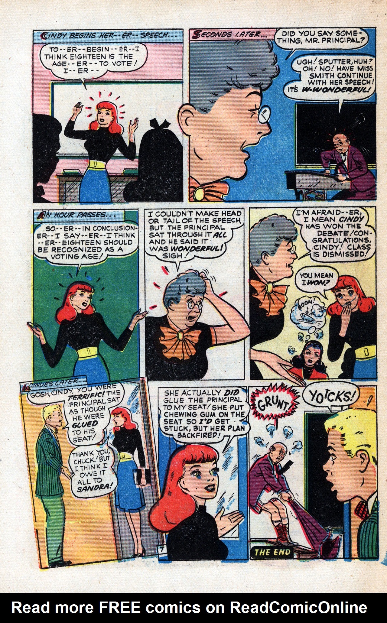 Read online Junior Miss (1947) comic -  Issue #30 - 23