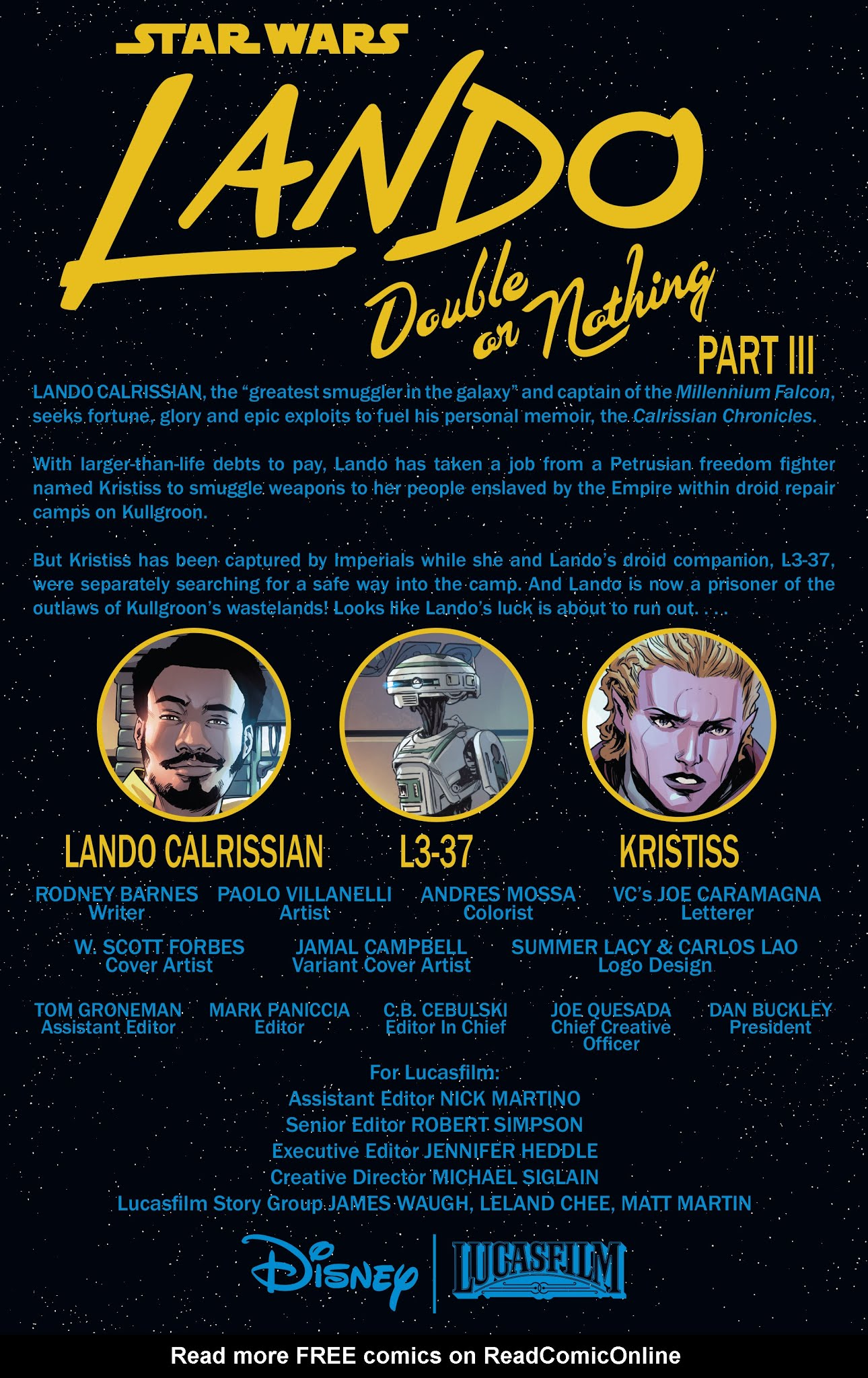 Read online Star Wars: Lando: Double Or Nothing comic -  Issue #3 - 2