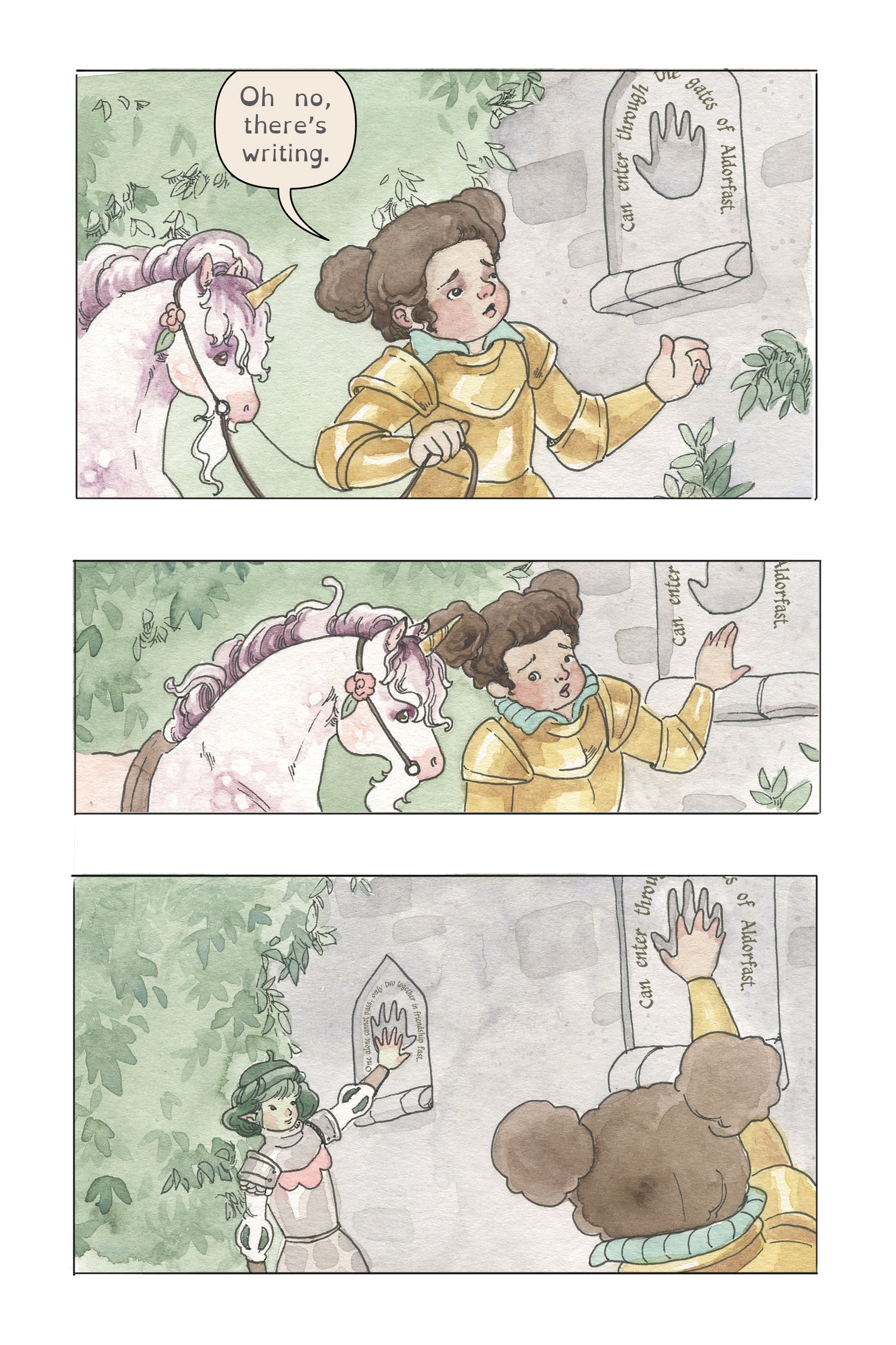 Read online Emiline: Knight in Training comic -  Issue # Full - 10