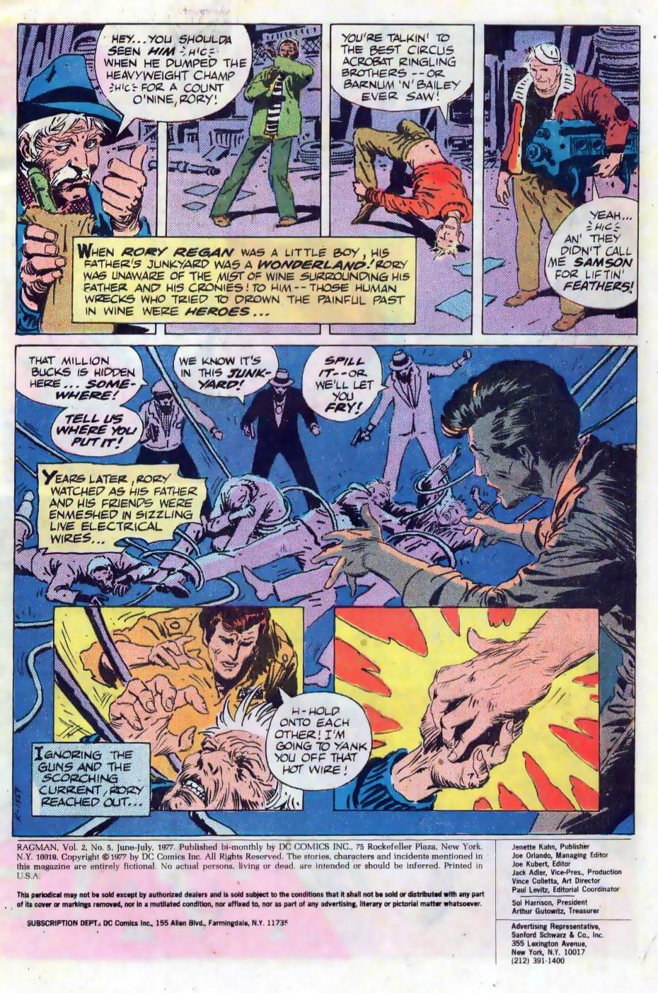 Read online Ragman (1976) comic -  Issue #5 - 3
