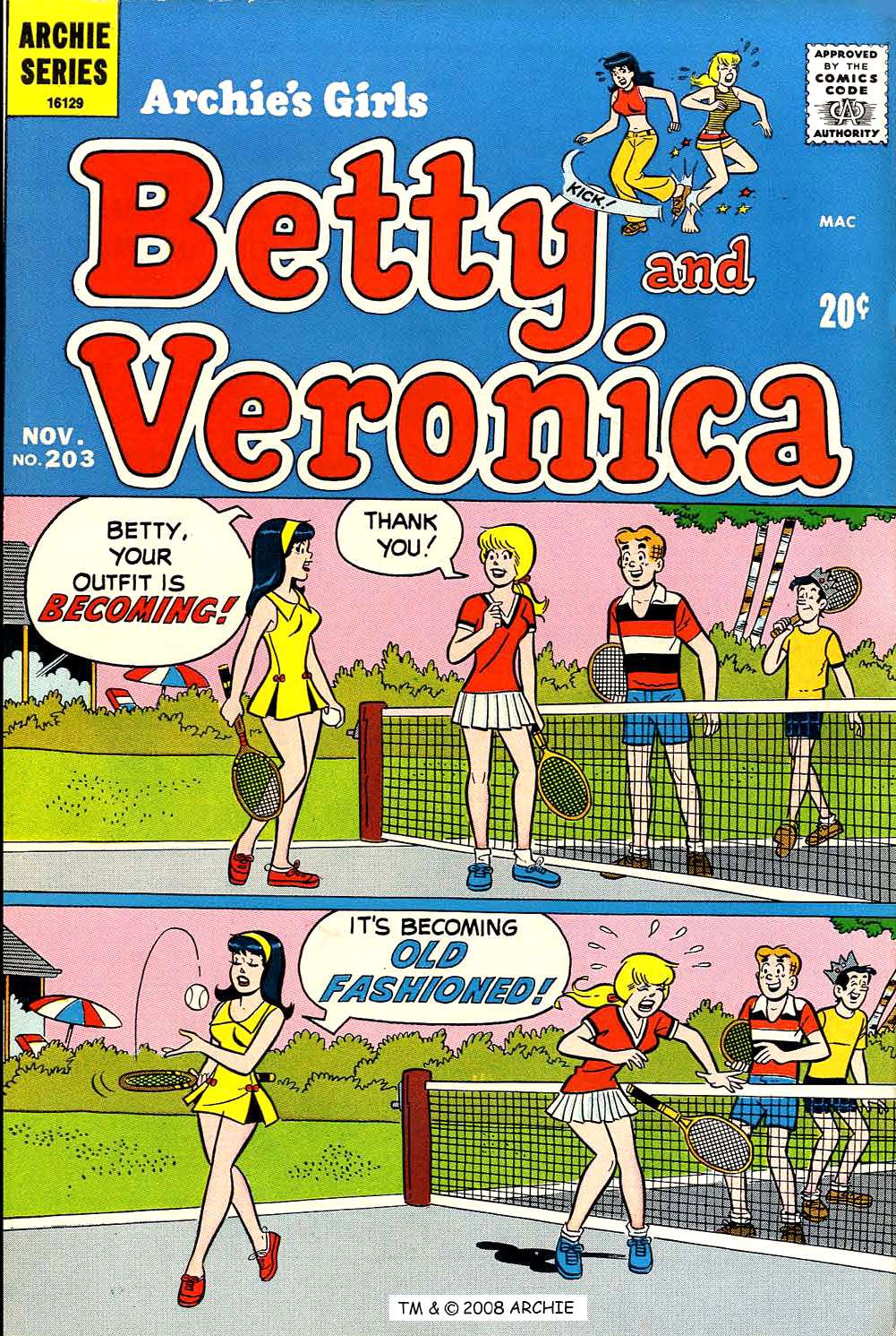 Read online Archie's Girls Betty and Veronica comic -  Issue #203 - 1