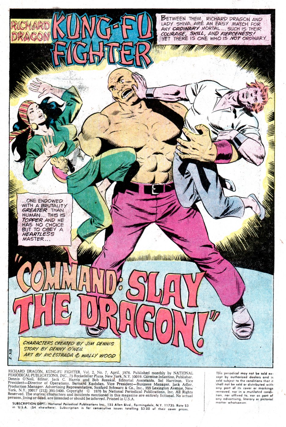 Read online Richard Dragon, Kung-Fu Fighter comic -  Issue #7 - 2