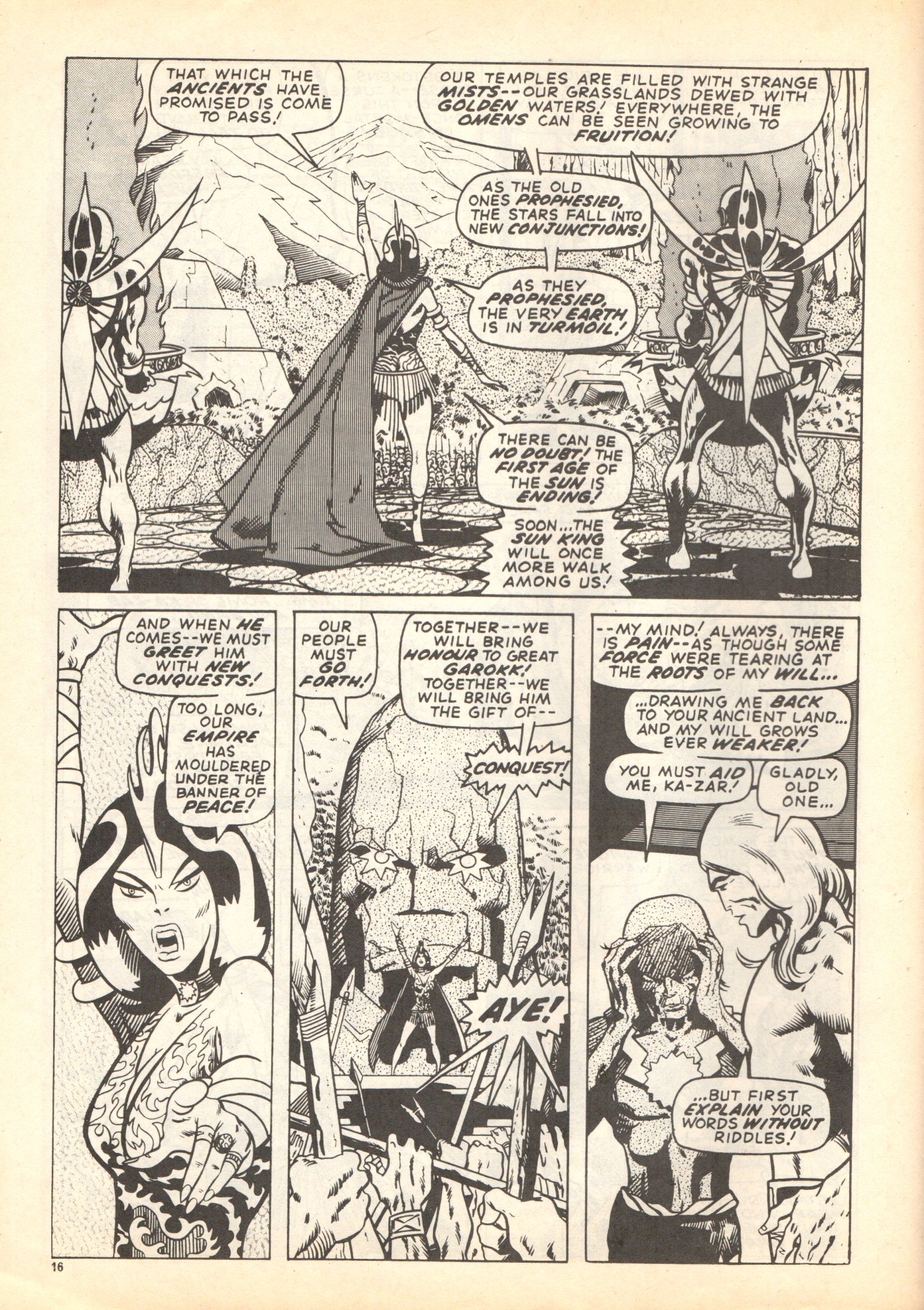 Read online Planet of the Apes (1974) comic -  Issue #4 - 16