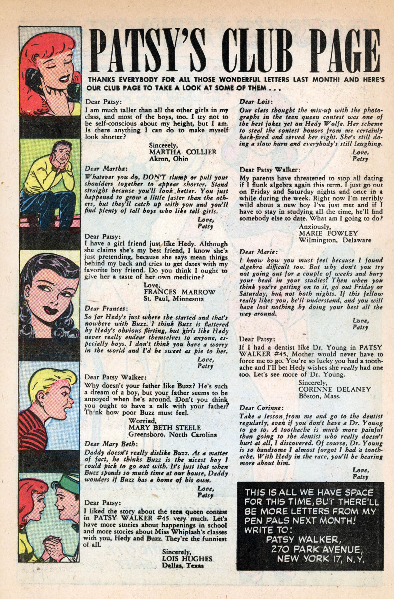 Read online Patsy Walker comic -  Issue #46 - 35