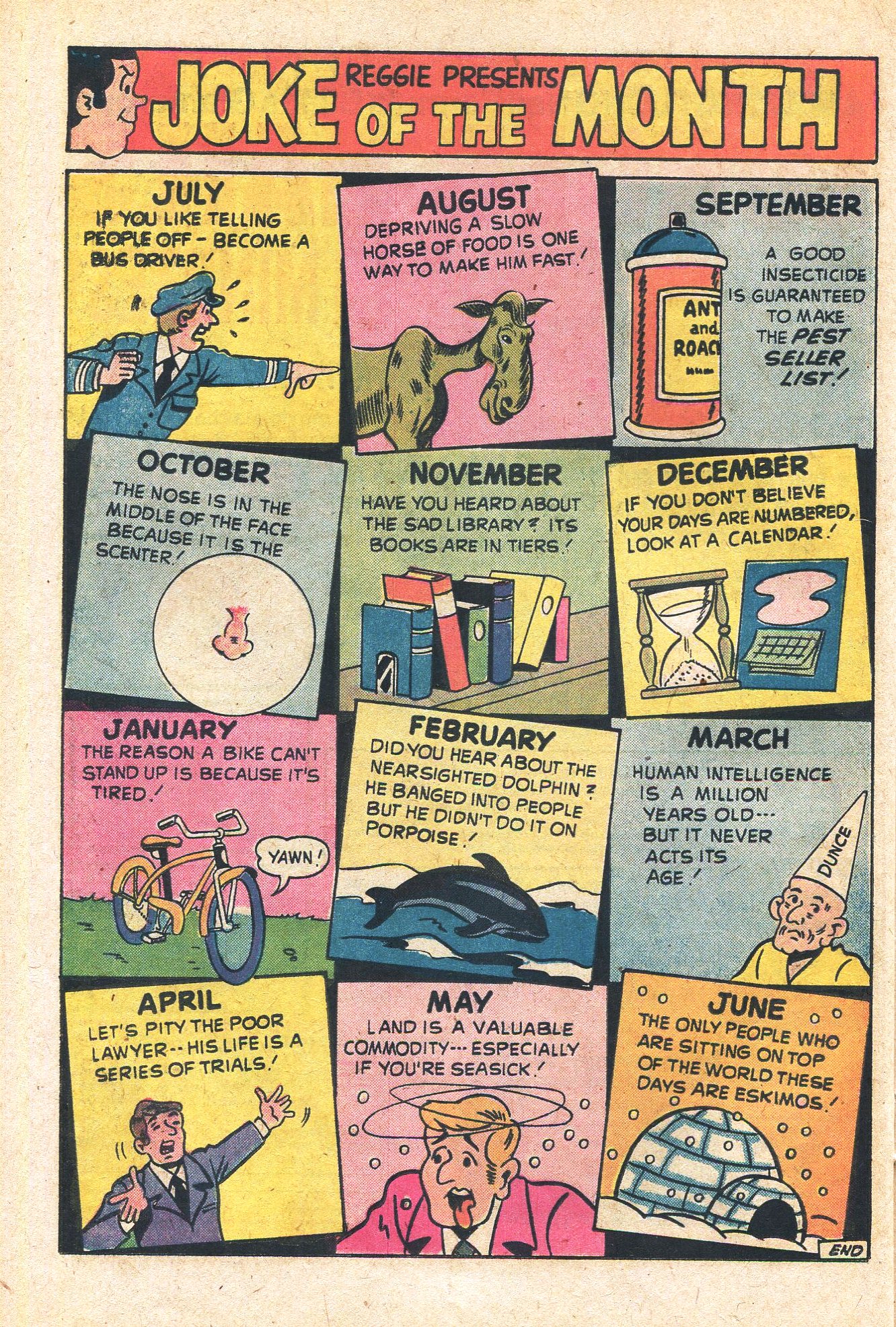 Read online Reggie's Wise Guy Jokes comic -  Issue #30 - 26