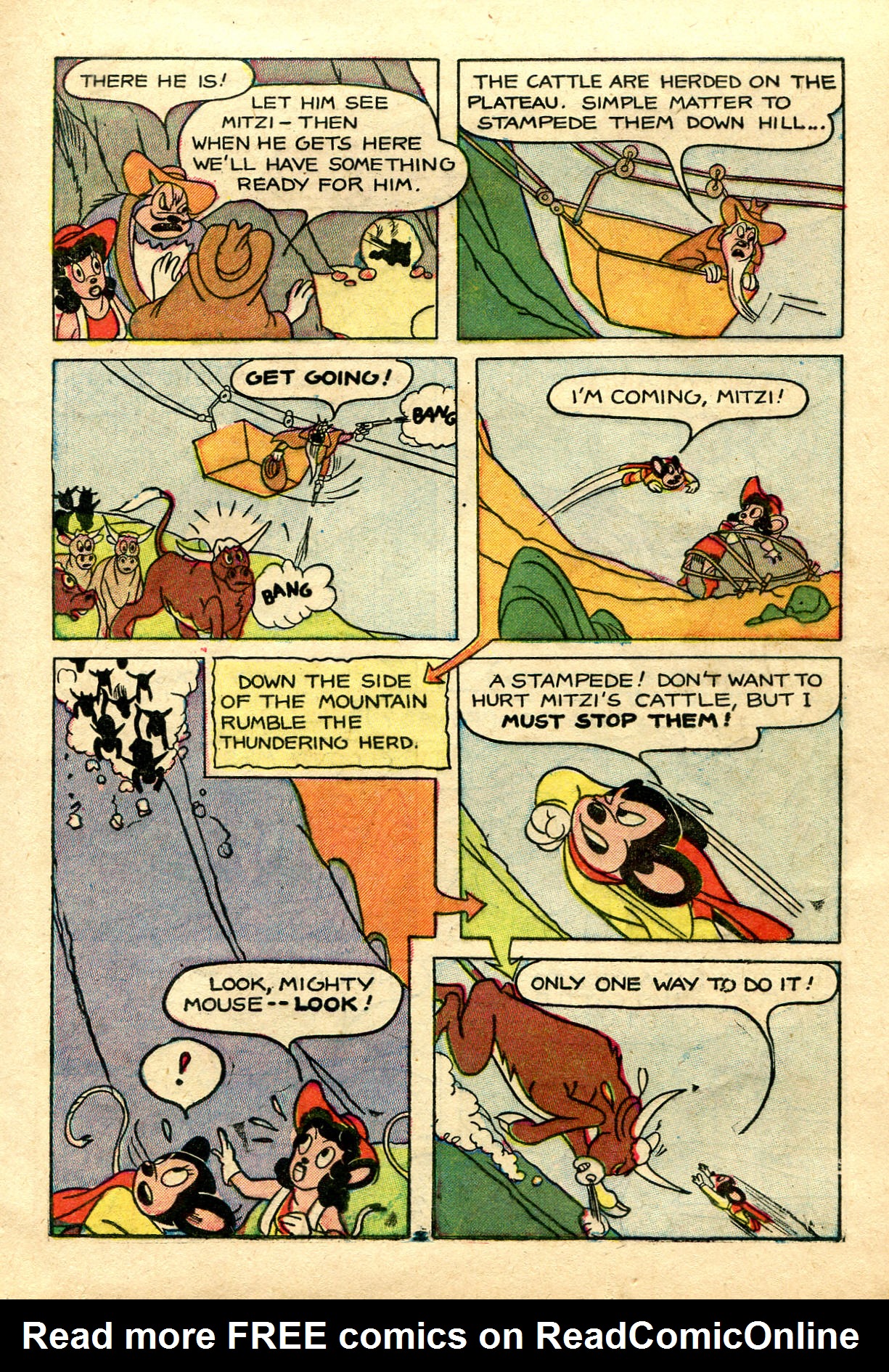 Read online Paul Terry's Mighty Mouse Comics comic -  Issue #37 - 17