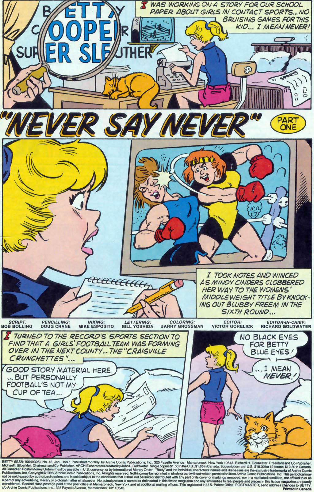 Read online Betty comic -  Issue #45 - 2