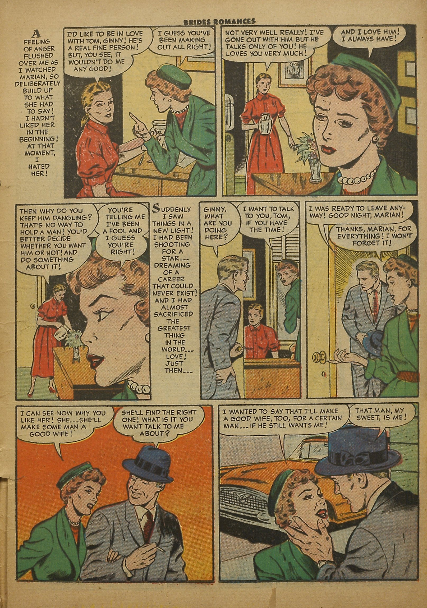Read online Brides Romances comic -  Issue #16 - 17
